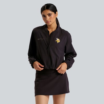  Minnesota Vikings lululemon Women's  Breezily Full-Zip Bomber Jacket - Black