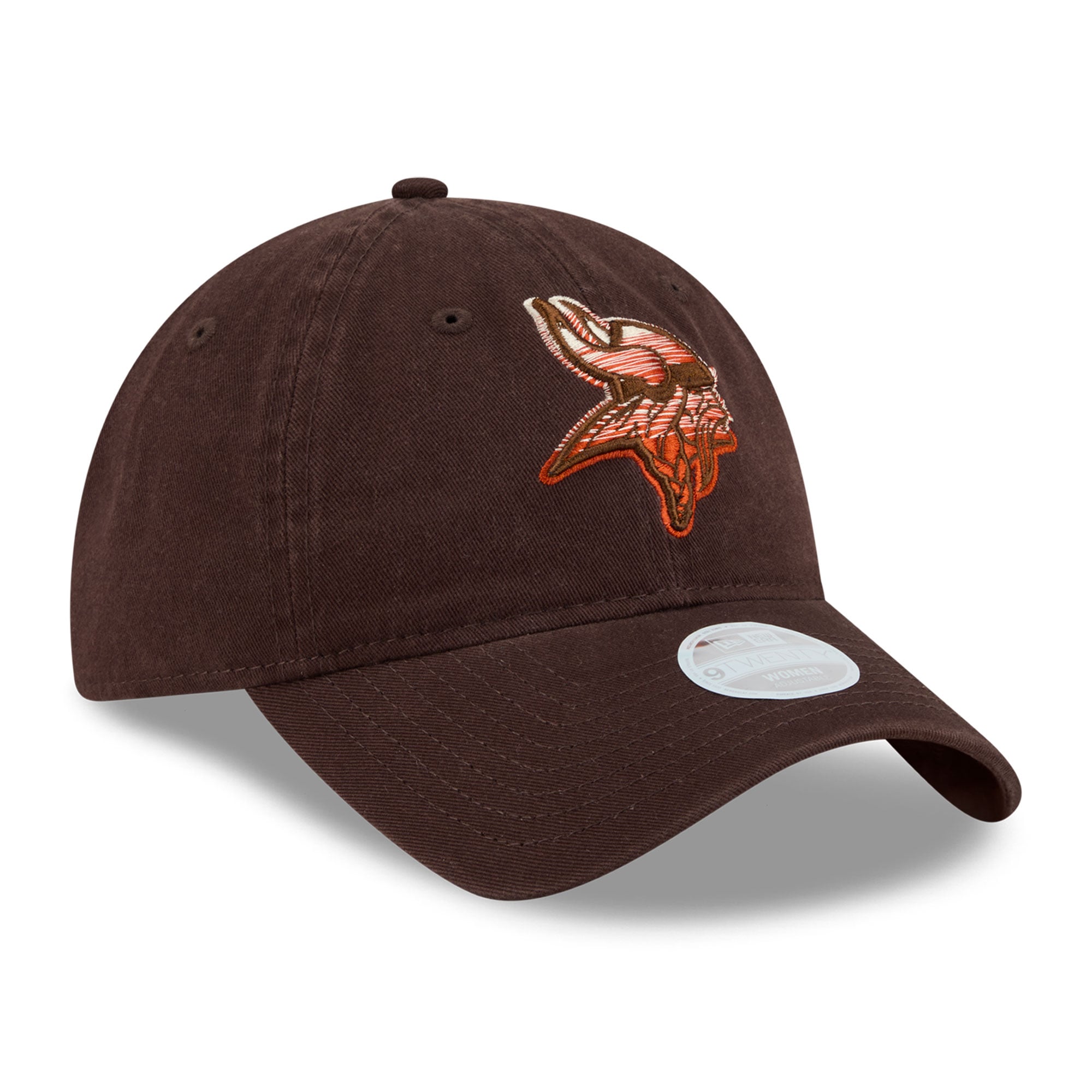 Women's New Era Brown Minnesota Vikings Pumpkin Spice 9TWENTY Adjustable Hat