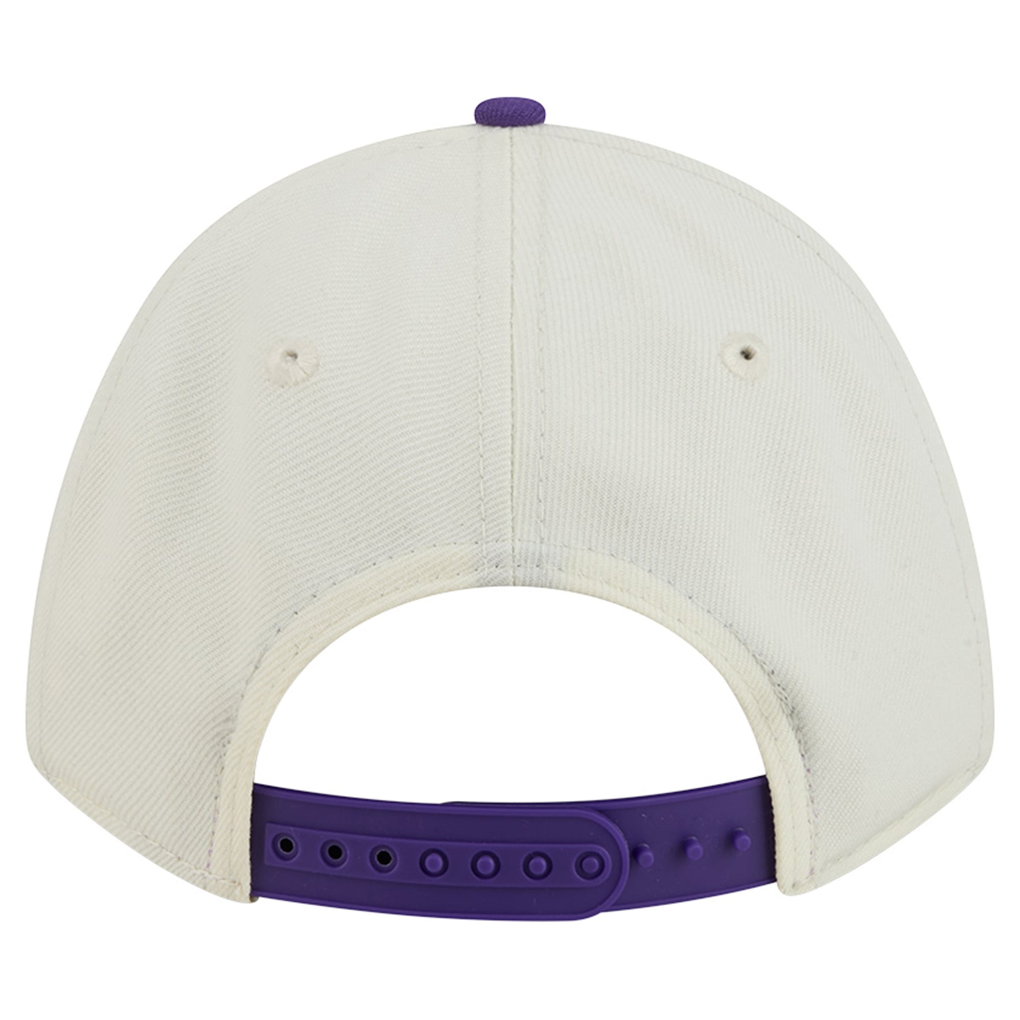 Women's New Era Cream/Purple Minnesota Vikings Tonal A-Frame 9FORTY Adjustable Hat