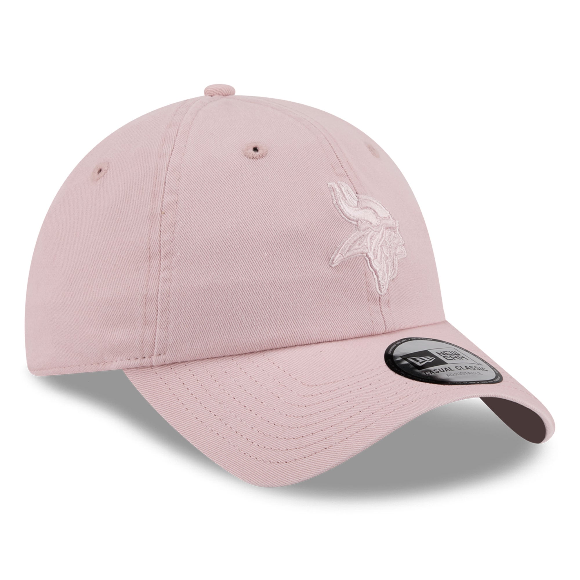Casquette New Era rose Minnesota Vikings pour femme, style classique décontracté et ajustable