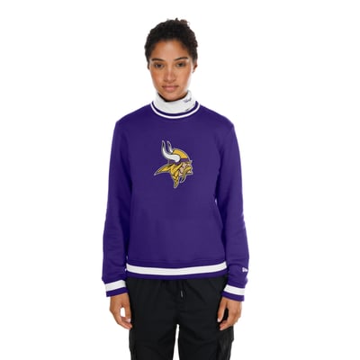  Minnesota Vikings New Era Women's Sport Classics Turtleneck - Purple