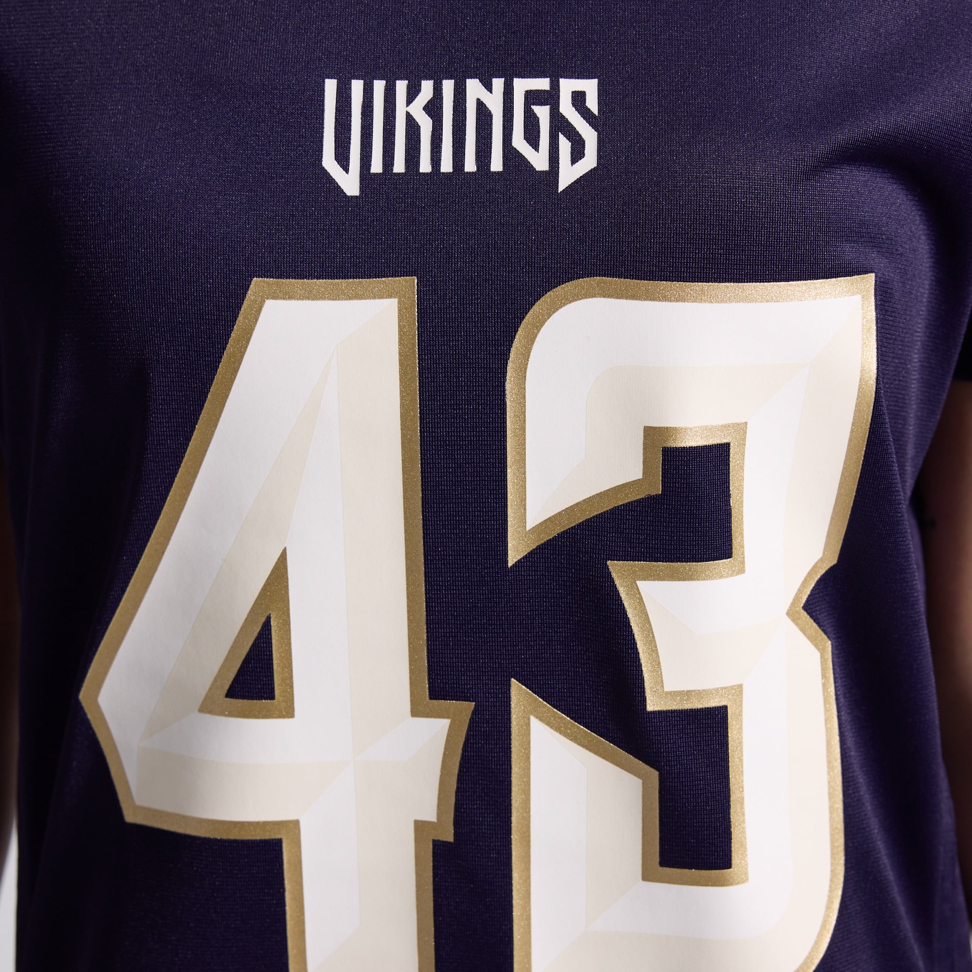 Women's Nike Andrew Van Ginkel Purple Minnesota Vikings 2026 Rivalries Collection Game Jersey