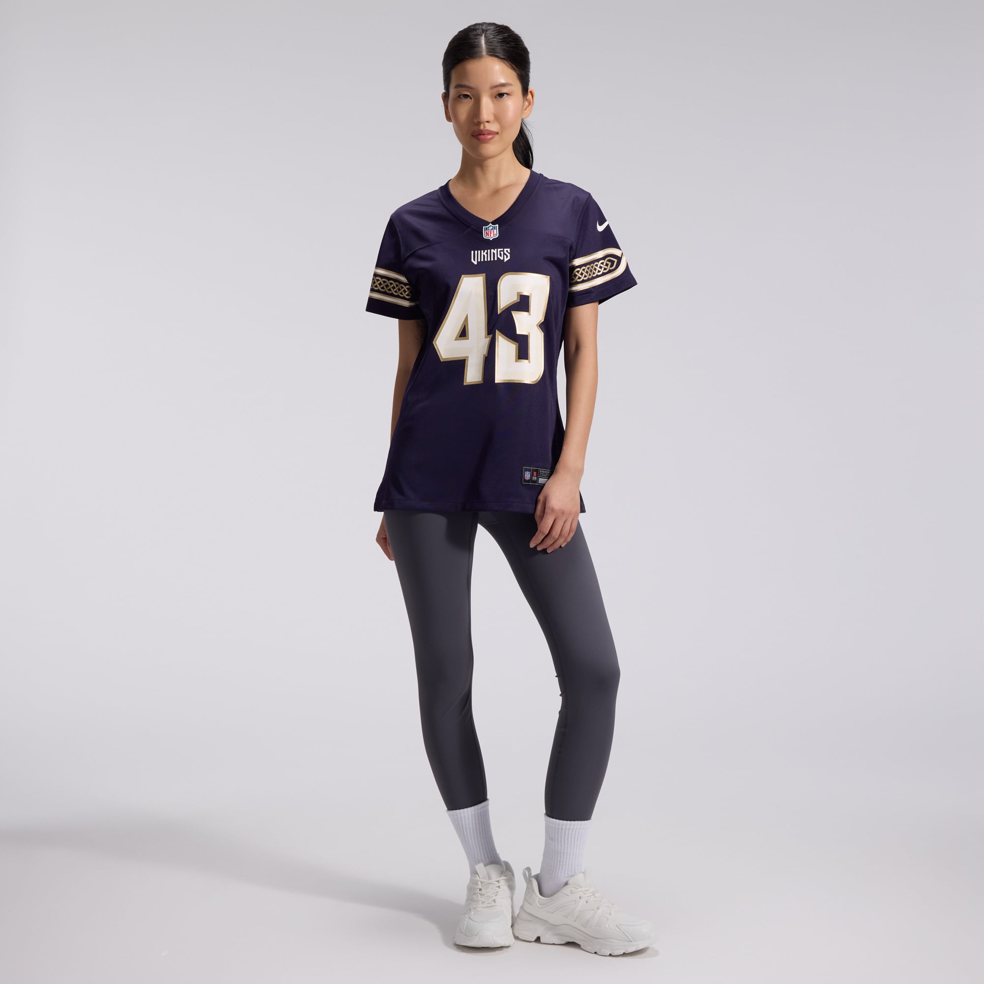 Women's Nike Andrew Van Ginkel Purple Minnesota Vikings 2026 Rivalries Collection Game Jersey