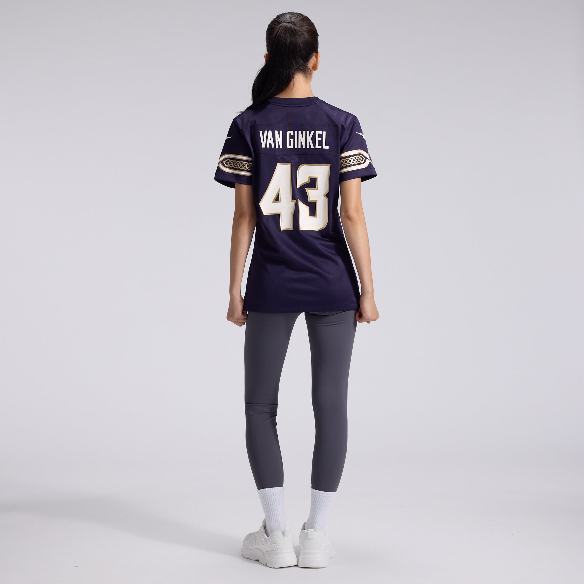 Women's Nike Andrew Van Ginkel Purple Minnesota Vikings 2026 Rivalries Collection Game Jersey