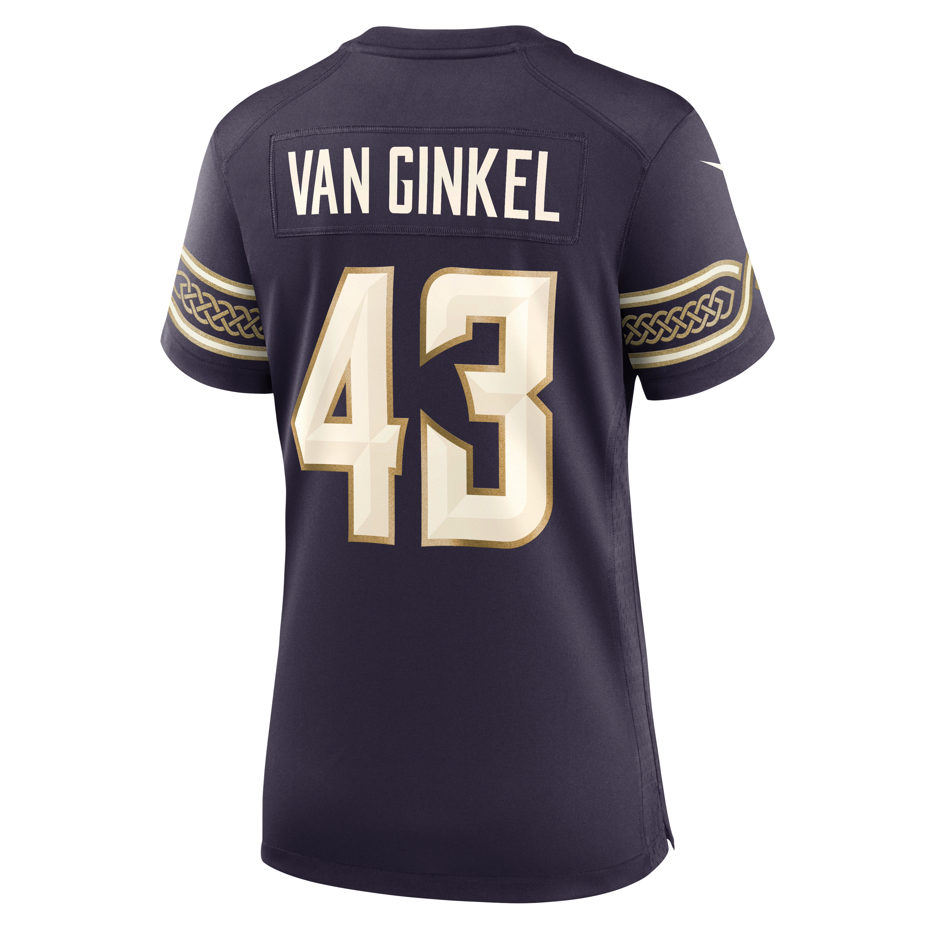 Women's Nike Andrew Van Ginkel Purple Minnesota Vikings 2026 Rivalries Collection Game Jersey