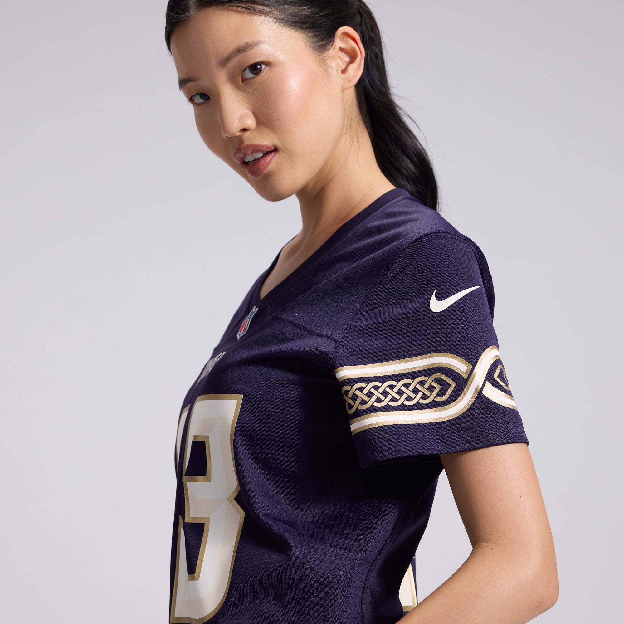 Women's Nike Andrew Van Ginkel Purple Minnesota Vikings 2026 Rivalries Collection Game Jersey