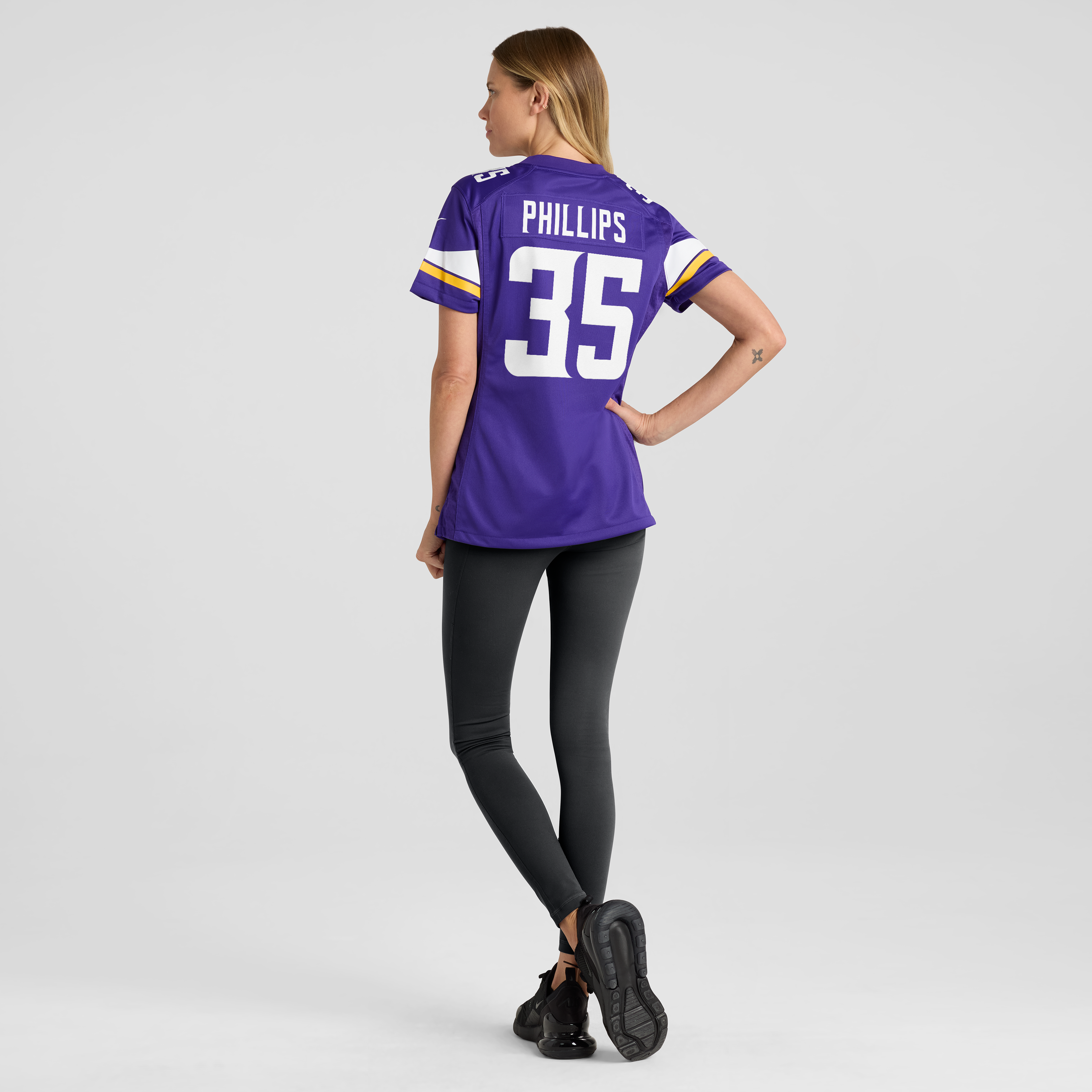 Women's Nike Bryce Phillips Purple Minnesota Vikings Team Game Jersey