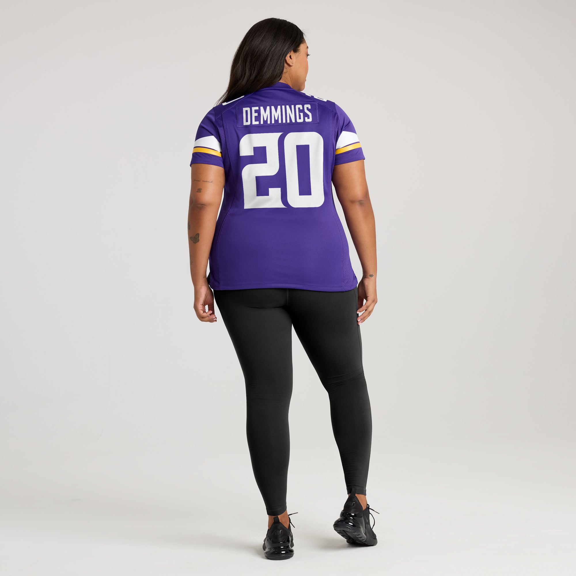 Maillot de match Nike Charles Demmings violet pour femme, Minnesota Vikings