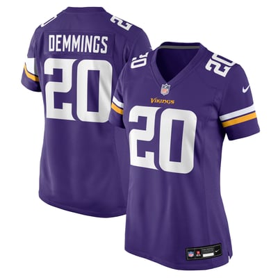 Charles Demmings Minnesota Vikings Nike Women's Team Game Jersey - Purple