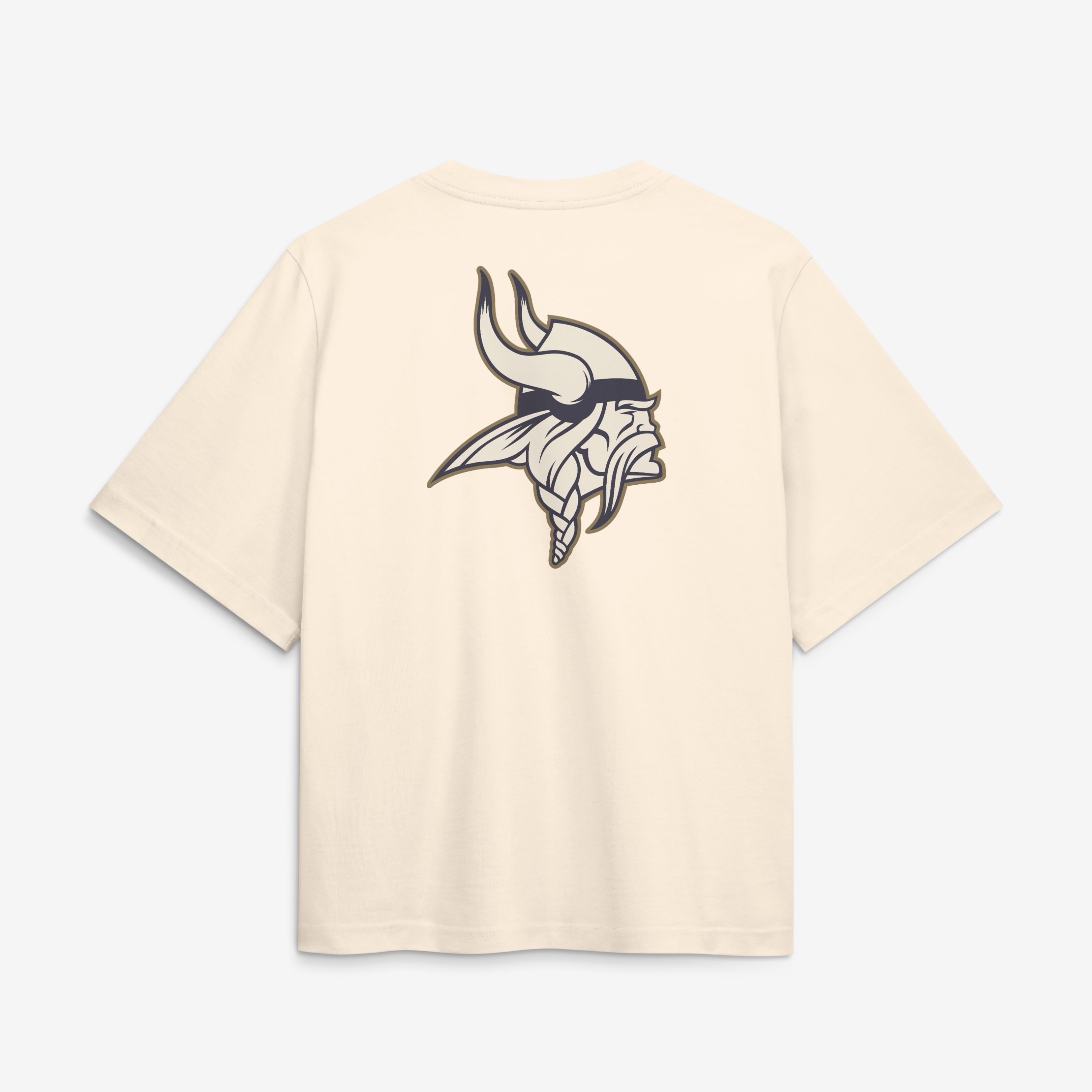 T-shirt ample Nike crème Minnesota Vikings Collection 2026 pour femmes