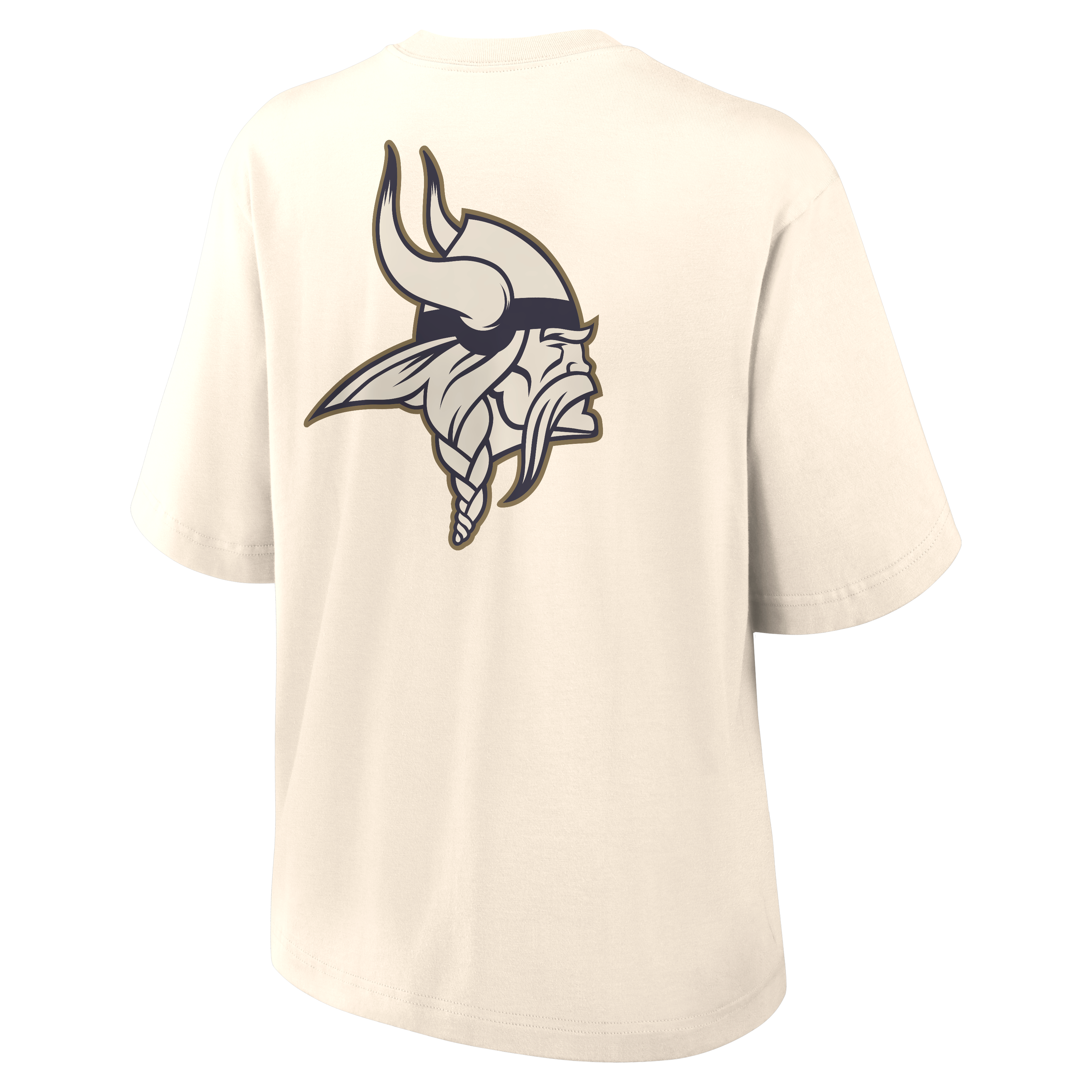 T-shirt ample Nike crème Minnesota Vikings Collection 2026 pour femmes