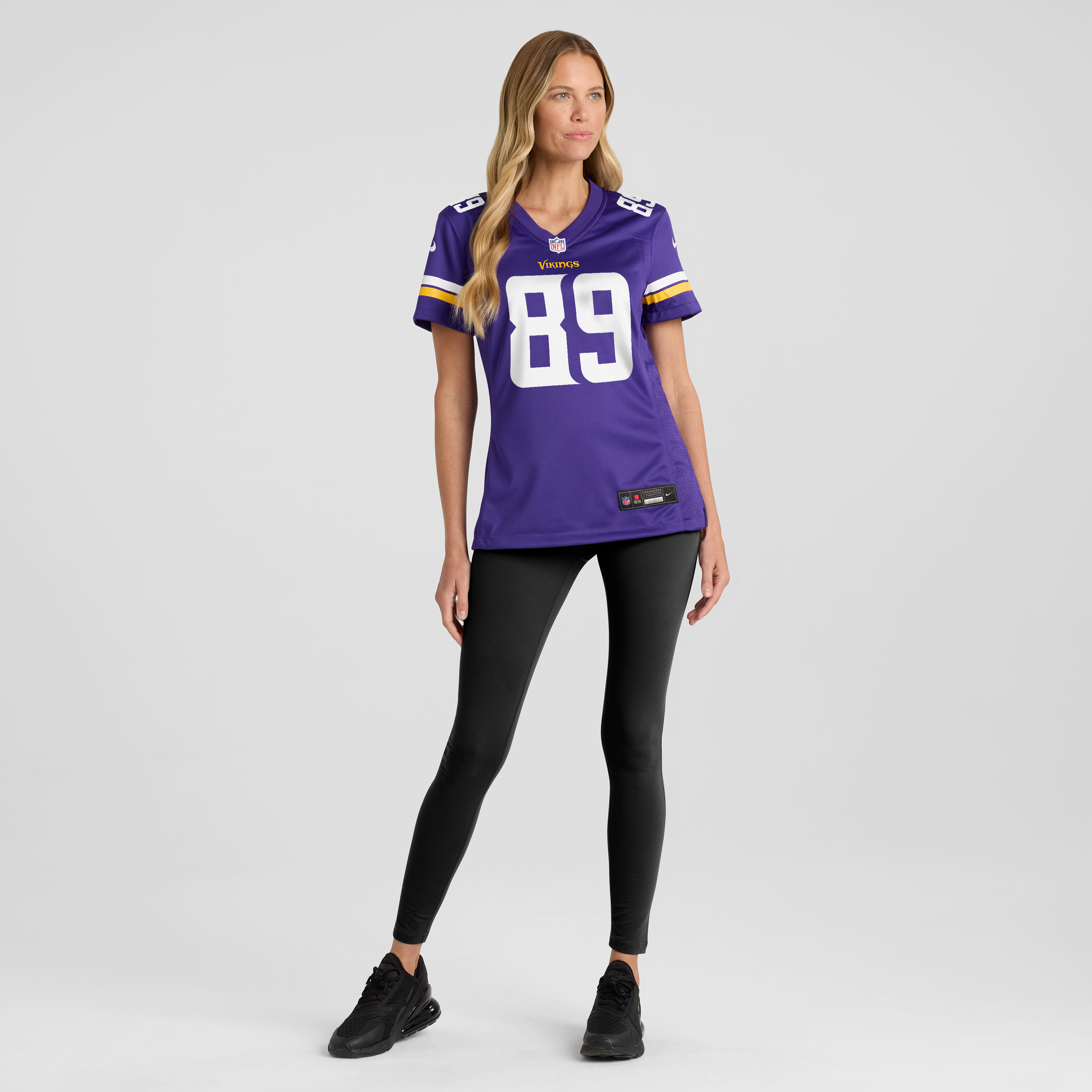 Women's Nike Dillon Bell Purple Minnesota Vikings Team Game Jersey