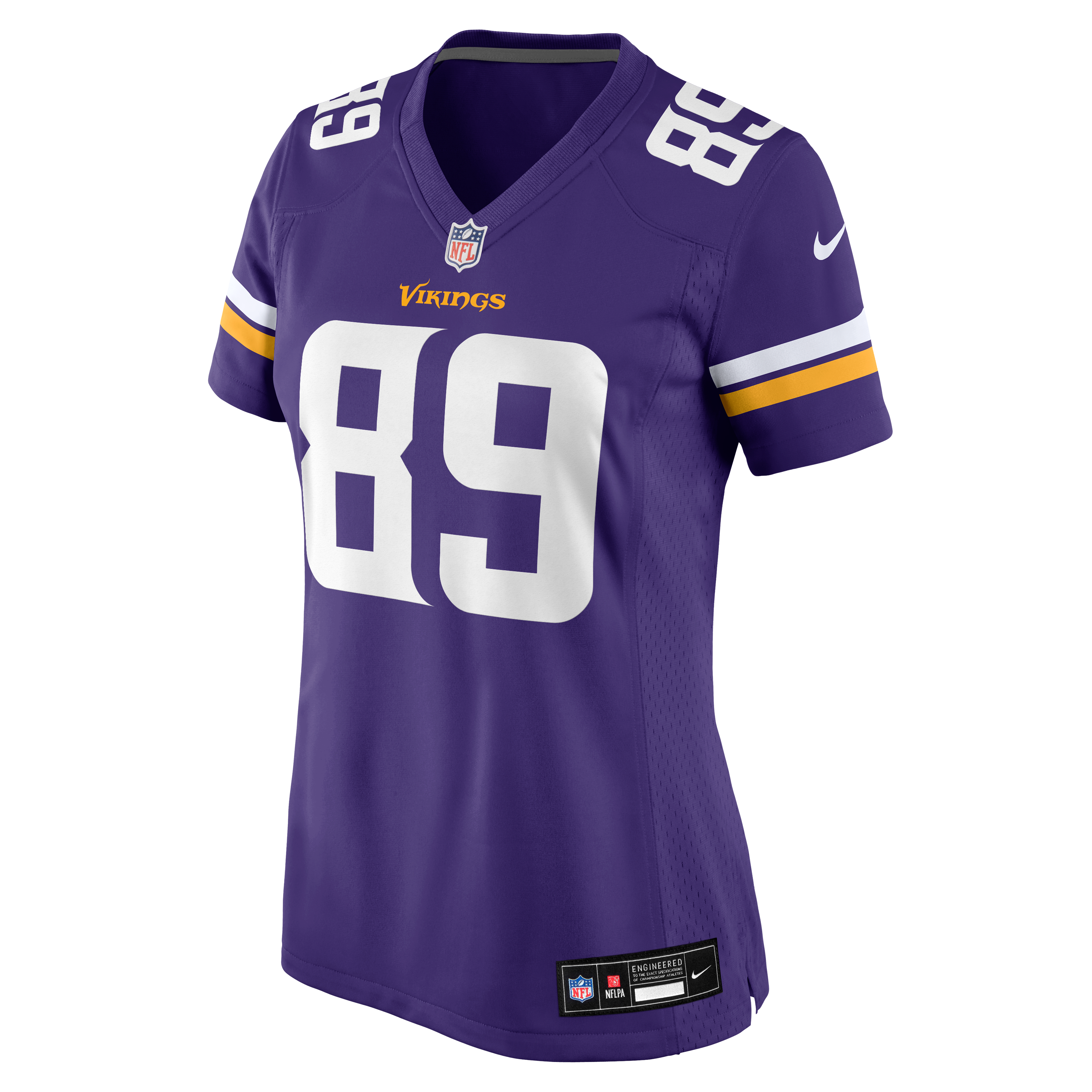 Women's Nike Dillon Bell Purple Minnesota Vikings Team Game Jersey