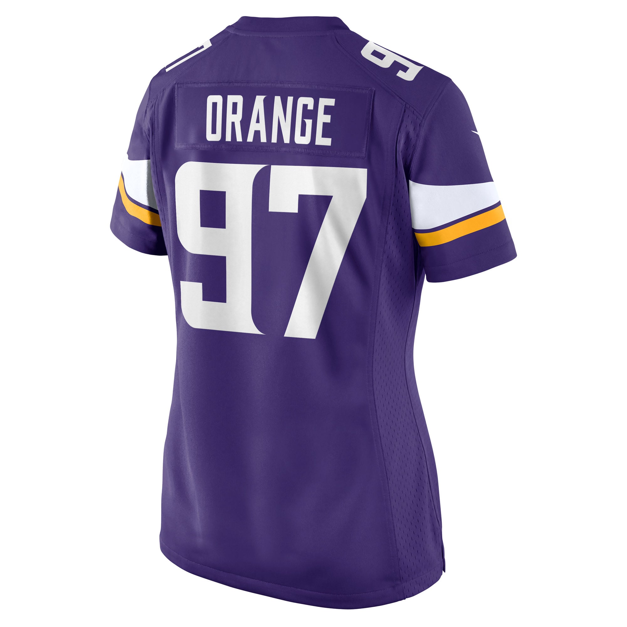 Maillot de match Nike Domonique orange et violet pour femme, Minnesota Vikings