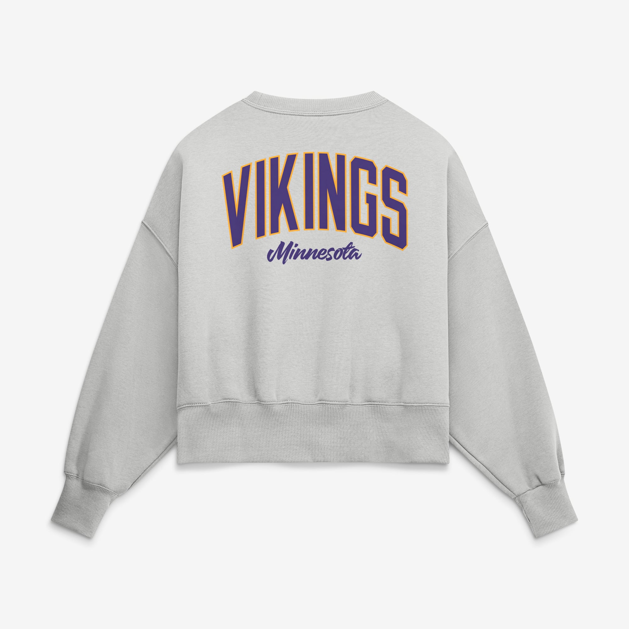 Sweat-shirt polaire surdimensionné Nike Primetime Phoenix gris Minnesota Vikings pour femme