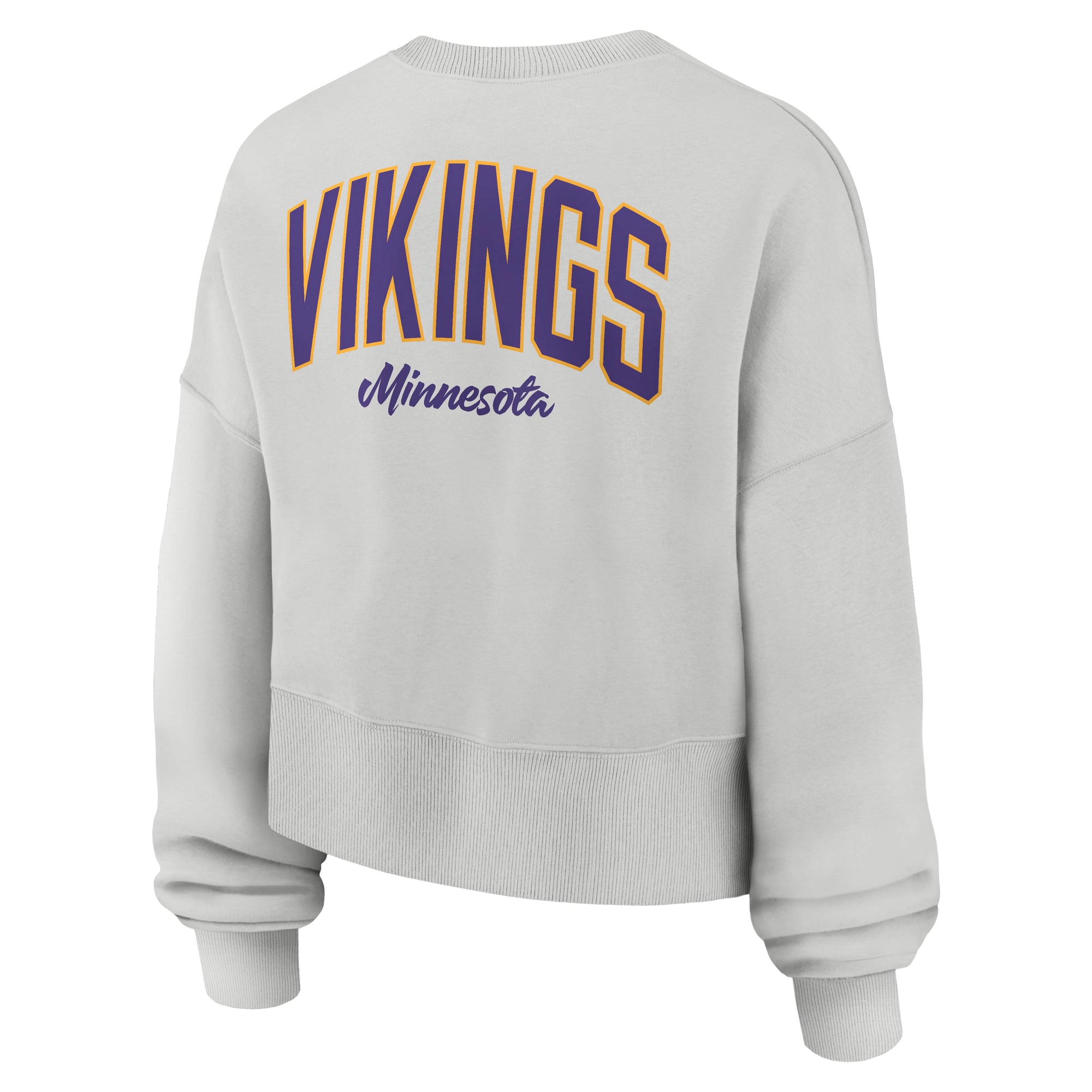 Sweat-shirt polaire surdimensionné Nike Primetime Phoenix gris Minnesota Vikings pour femme