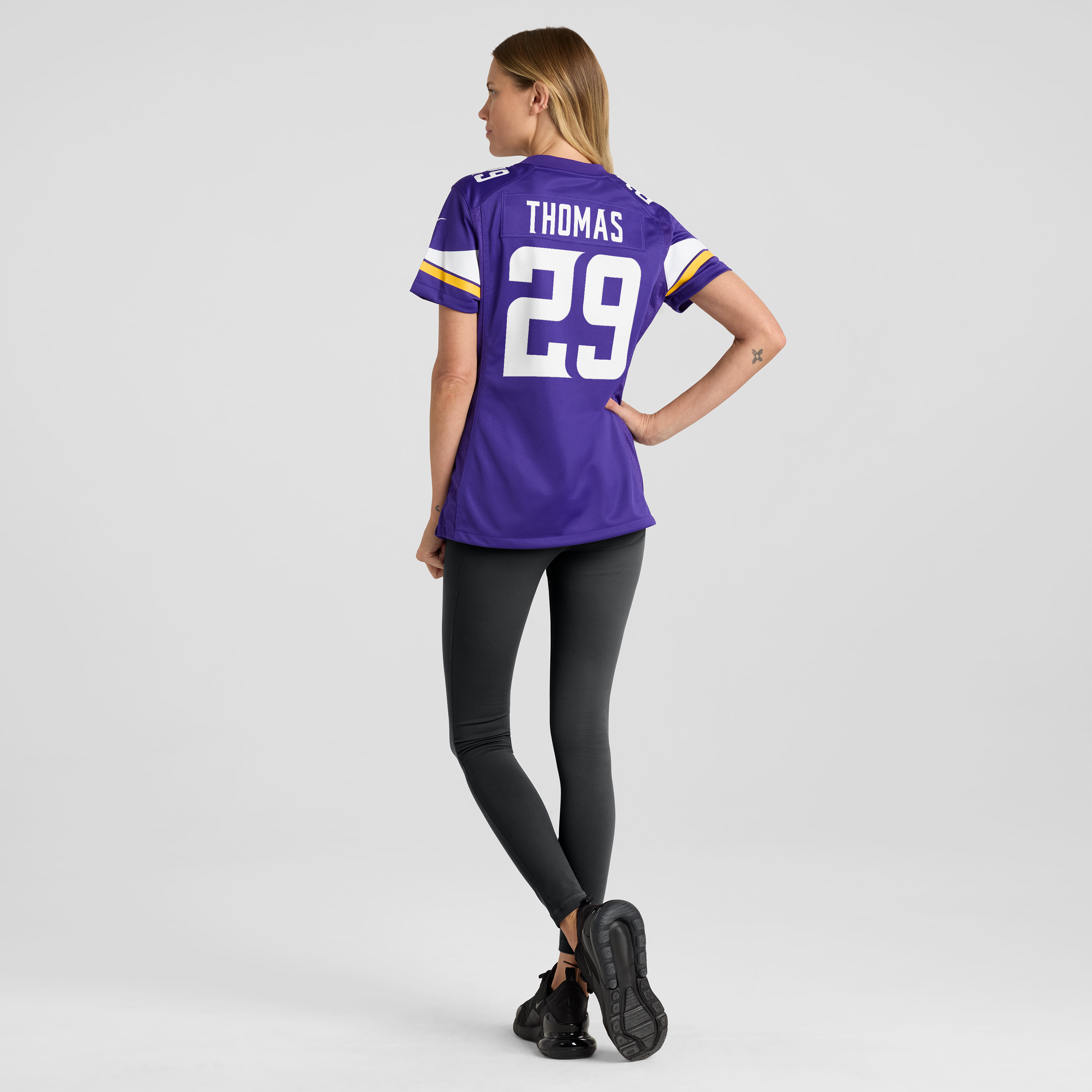 Maillot de match Nike Jacob Thomas violet pour femme, Minnesota Vikings