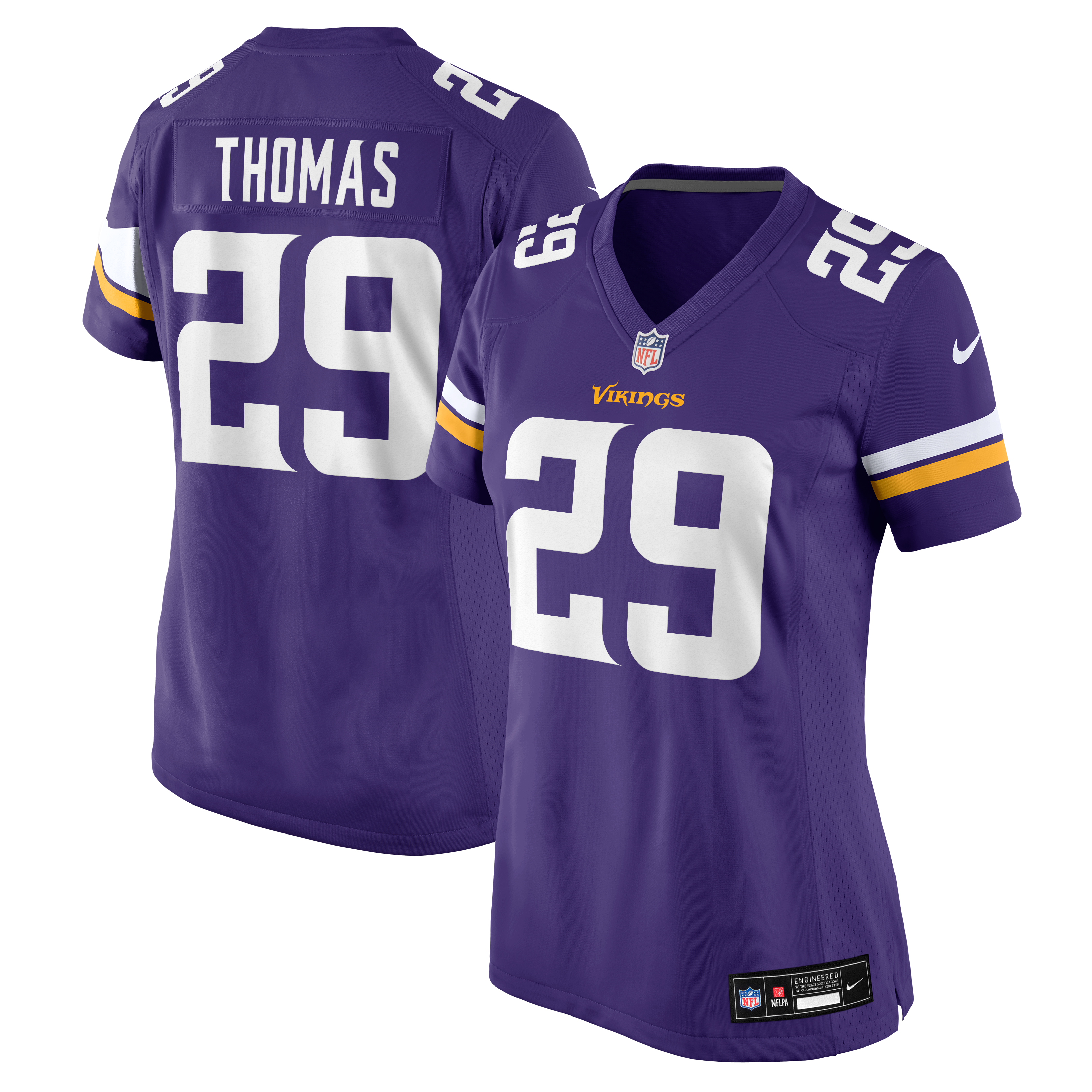 Maillot de match Nike Jacob Thomas violet pour femme, Minnesota Vikings