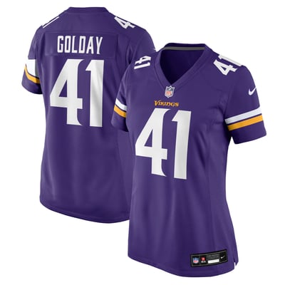 Jake Golday Minnesota Vikings Nike Women's Team Game Jersey - Purple
