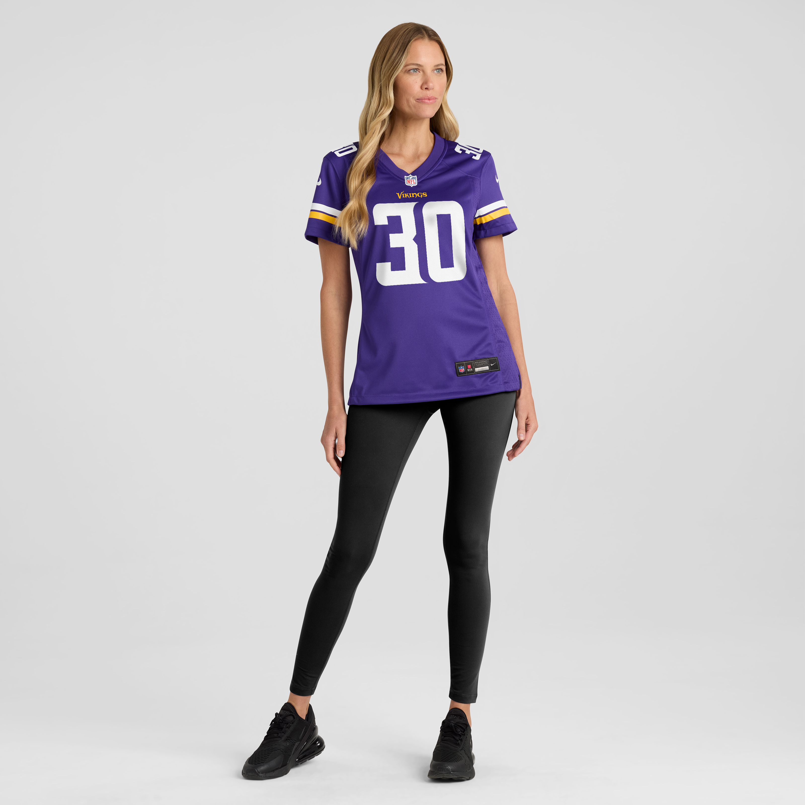 Maillot de match Nike Jaret Patterson violet pour femme, Minnesota Vikings