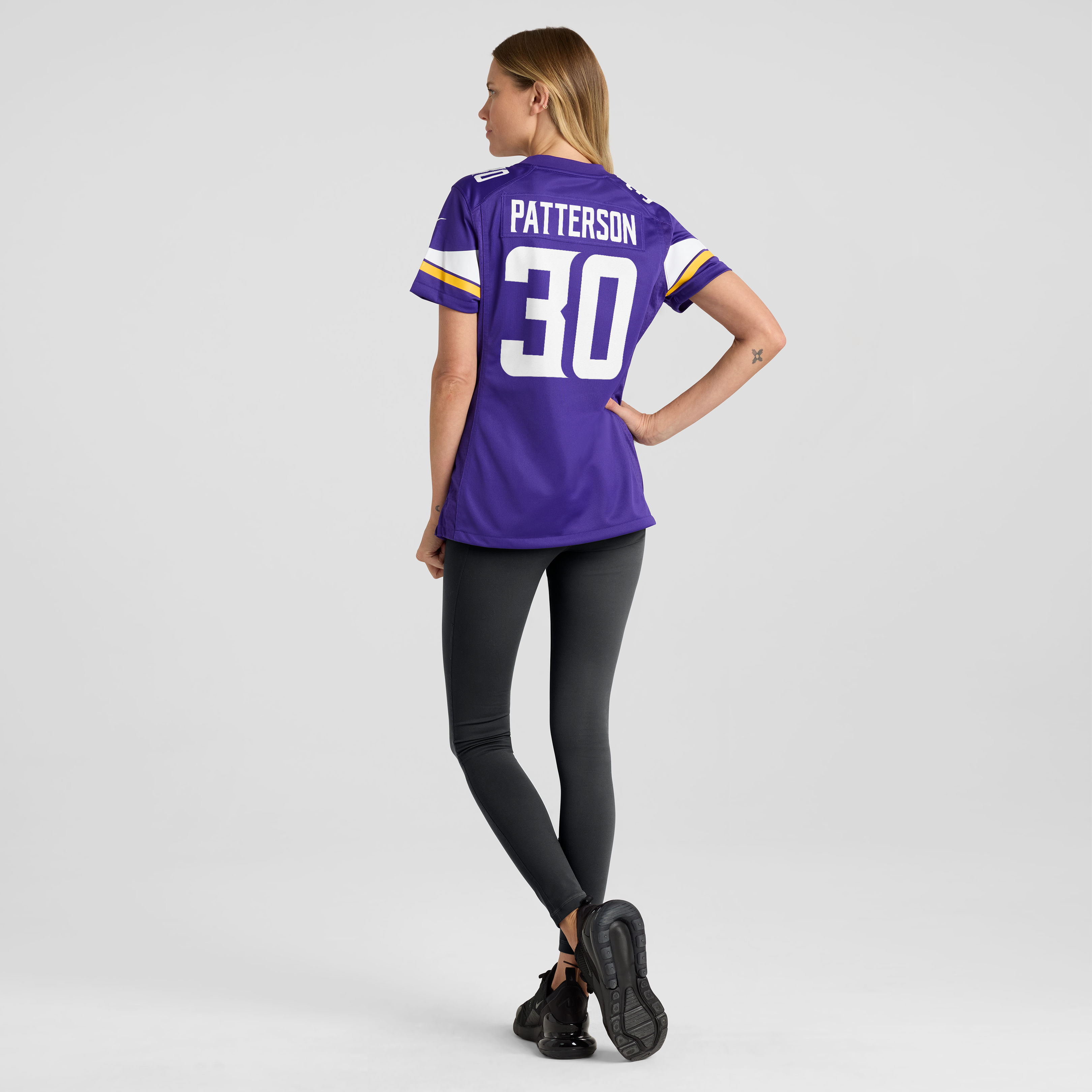 Maillot de match Nike Jaret Patterson violet pour femme, Minnesota Vikings