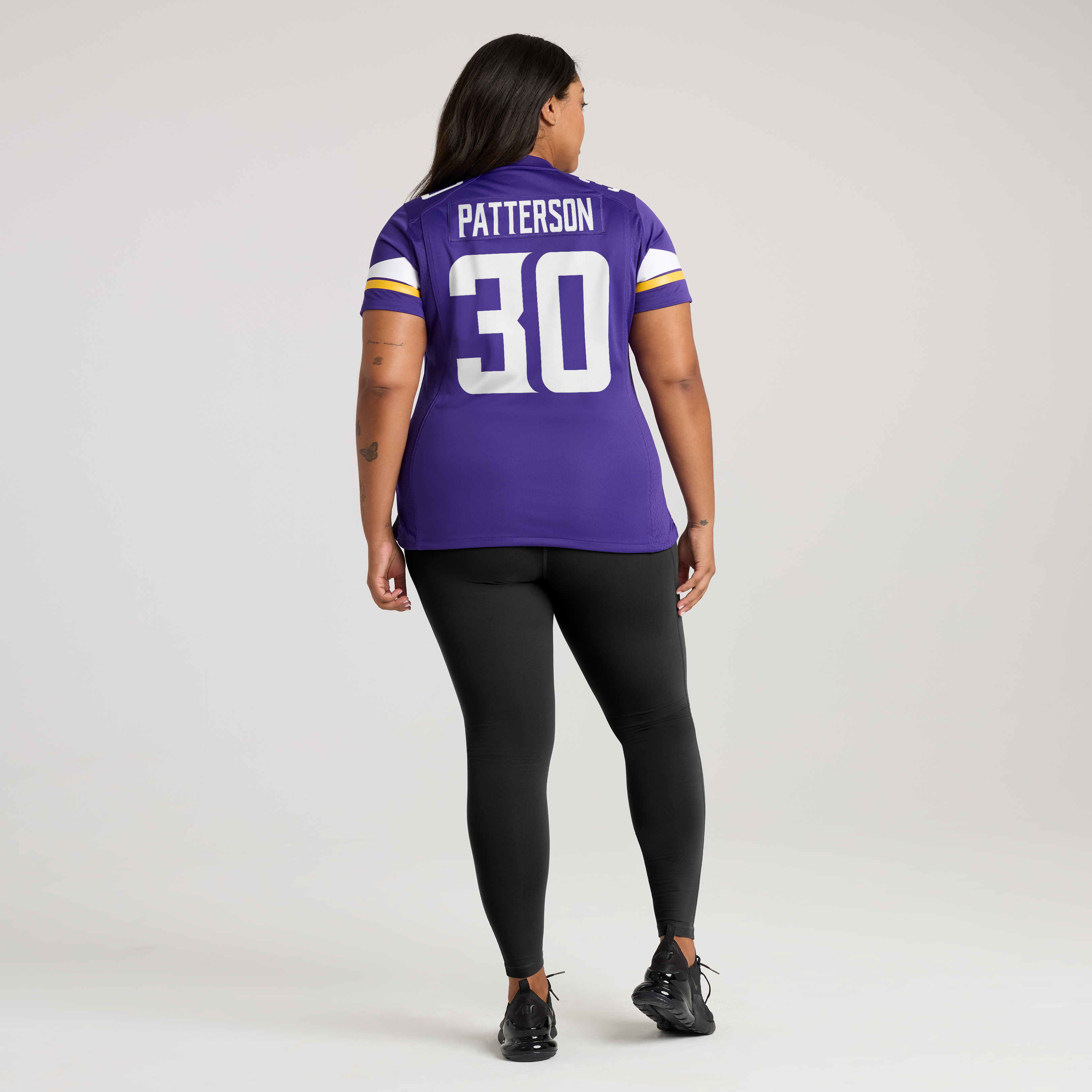 Maillot de match Nike Jaret Patterson violet pour femme, Minnesota Vikings