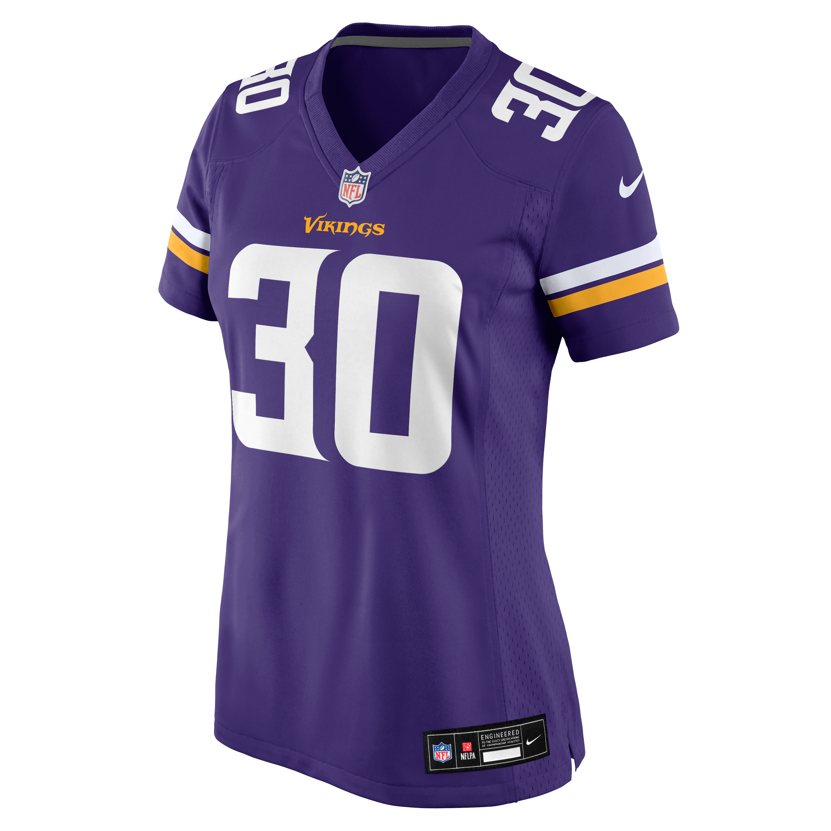 Maillot de match Nike Jaret Patterson violet pour femme, Minnesota Vikings