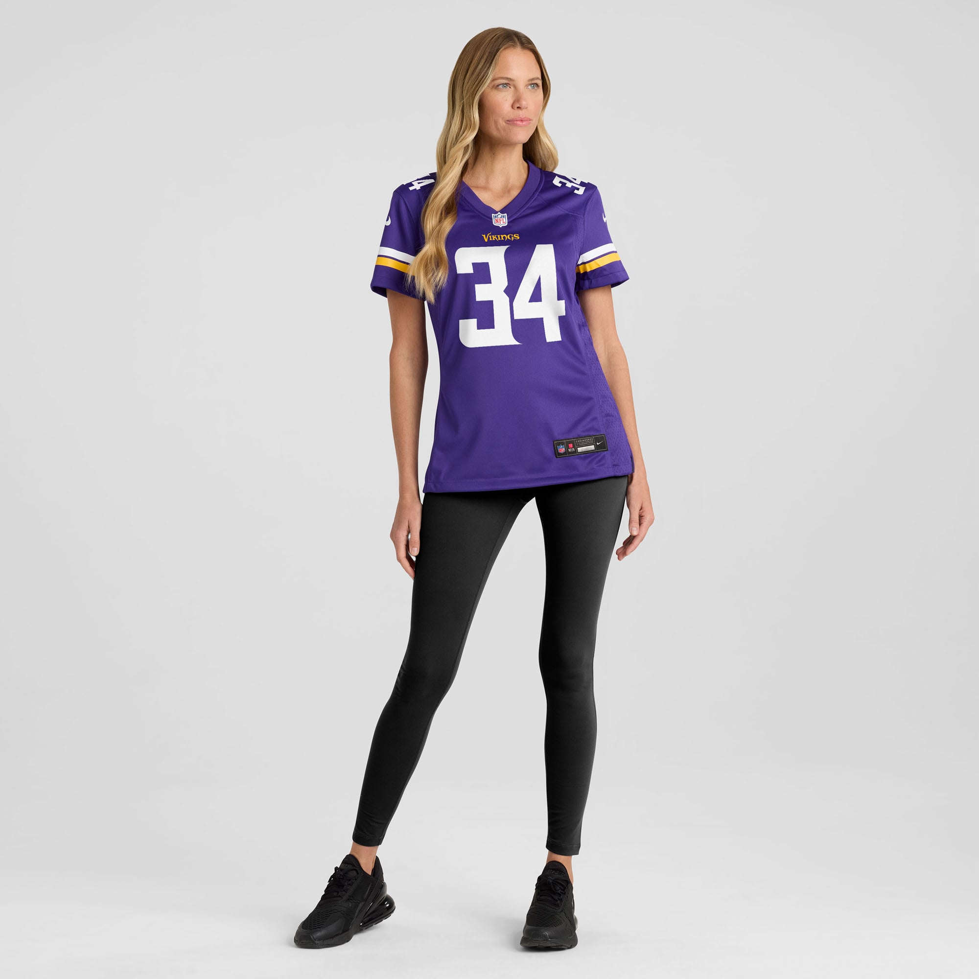 Maillot de match Nike Jerome Ford violet pour femme, Minnesota Vikings