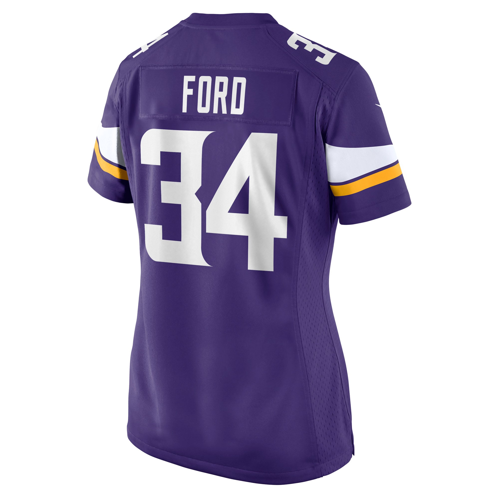 Maillot de match Nike Jerome Ford violet pour femme, Minnesota Vikings