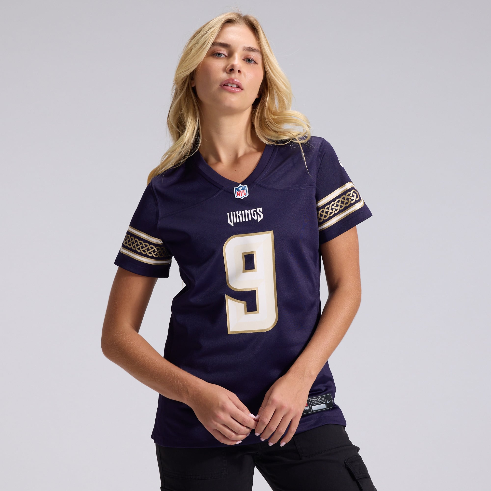 Women's Nike J.J. McCarthy Purple Minnesota Vikings 2026 Rivalries Collection Game Jersey