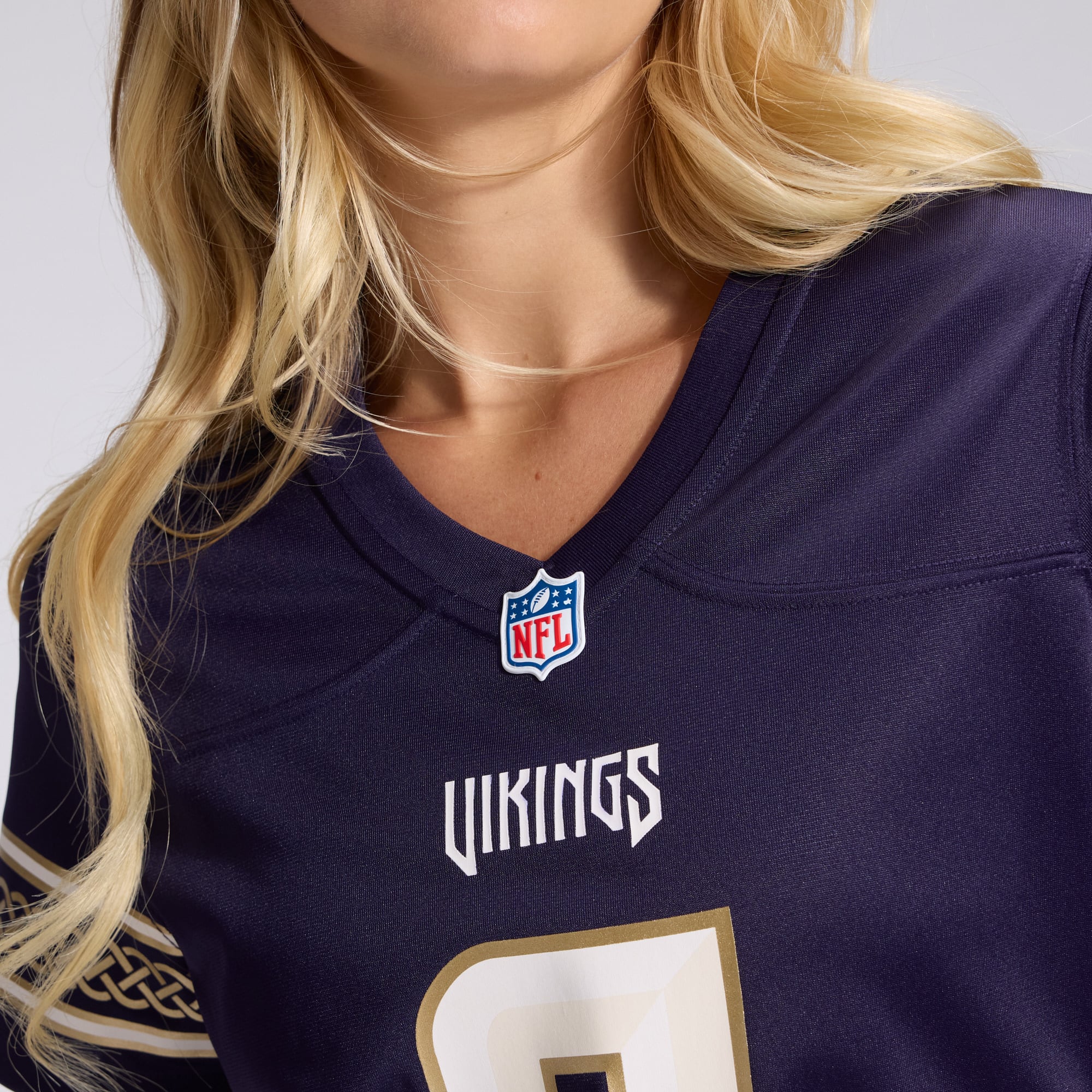 Women's Nike J.J. McCarthy Purple Minnesota Vikings 2026 Rivalries Collection Game Jersey