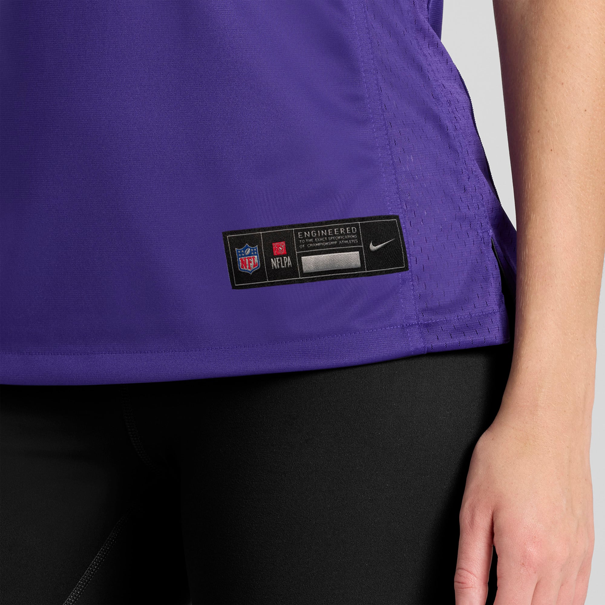 Maillot de match Nike Johnny Hekker violet pour femme, Minnesota Vikings