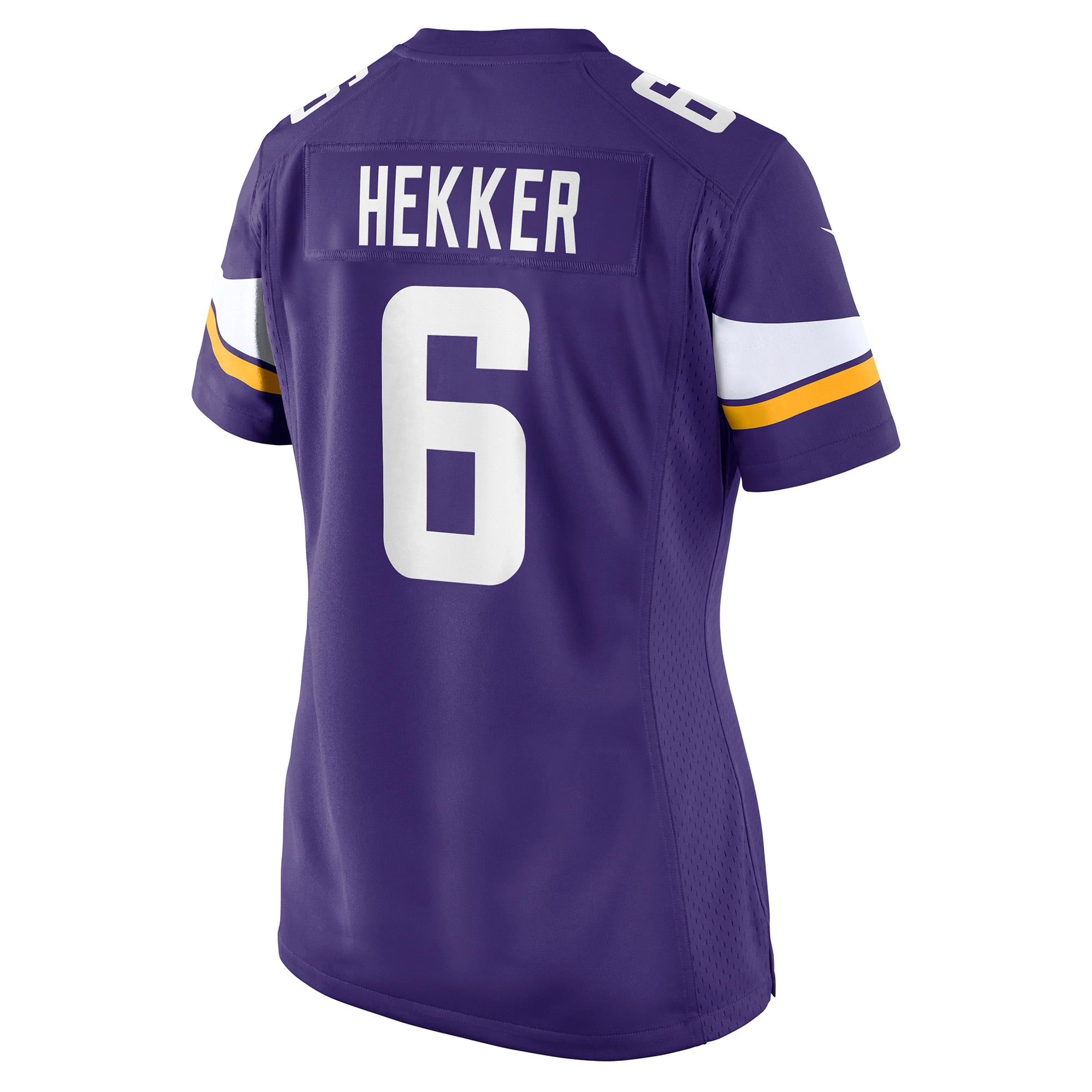 Maillot de match Nike Johnny Hekker violet pour femme, Minnesota Vikings
