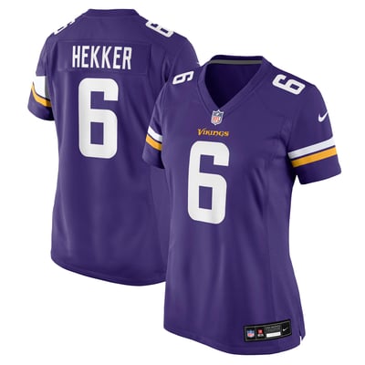 Johnny Hekker Minnesota Vikings Nike Women's Team Game Jersey - Purple