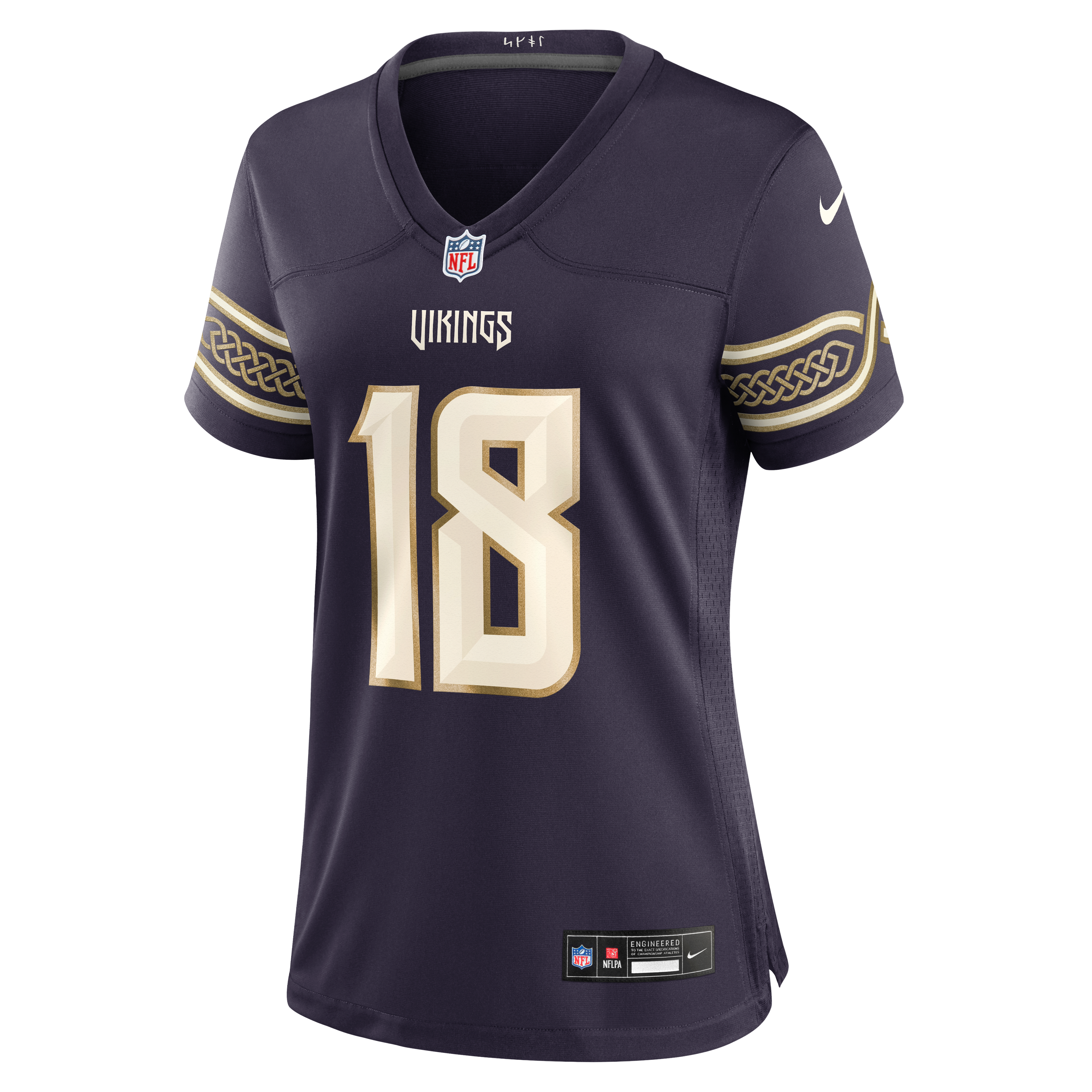 Women's Nike Justin Jefferson Purple Minnesota Vikings 2026 Rivalries Collection Game Jersey
