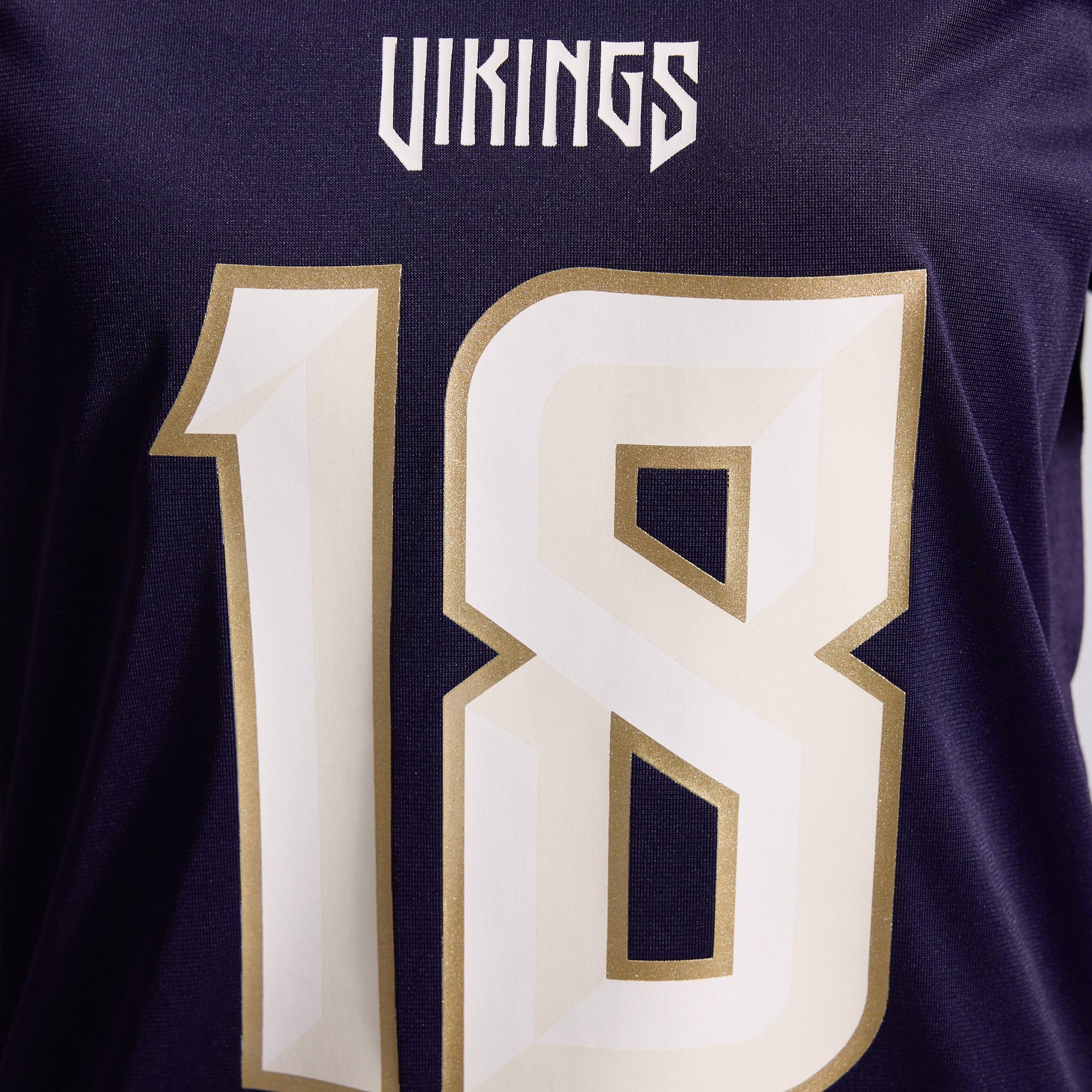 Maillot de match Nike Justin Jefferson violet Minnesota Vikings Collection 2026 pour femme