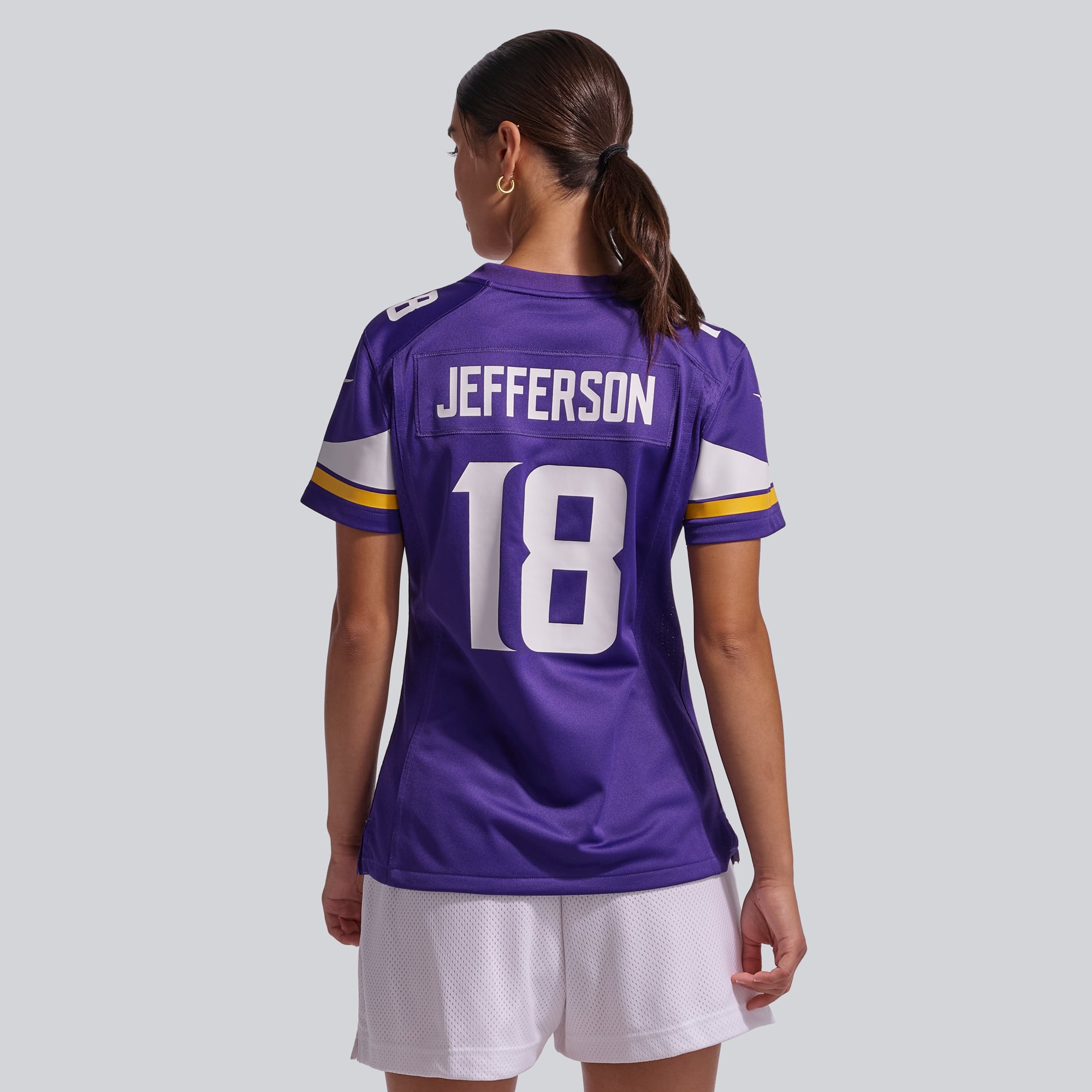 Maillot de match Nike Justin Jefferson violet Minnesota Vikings pour femme