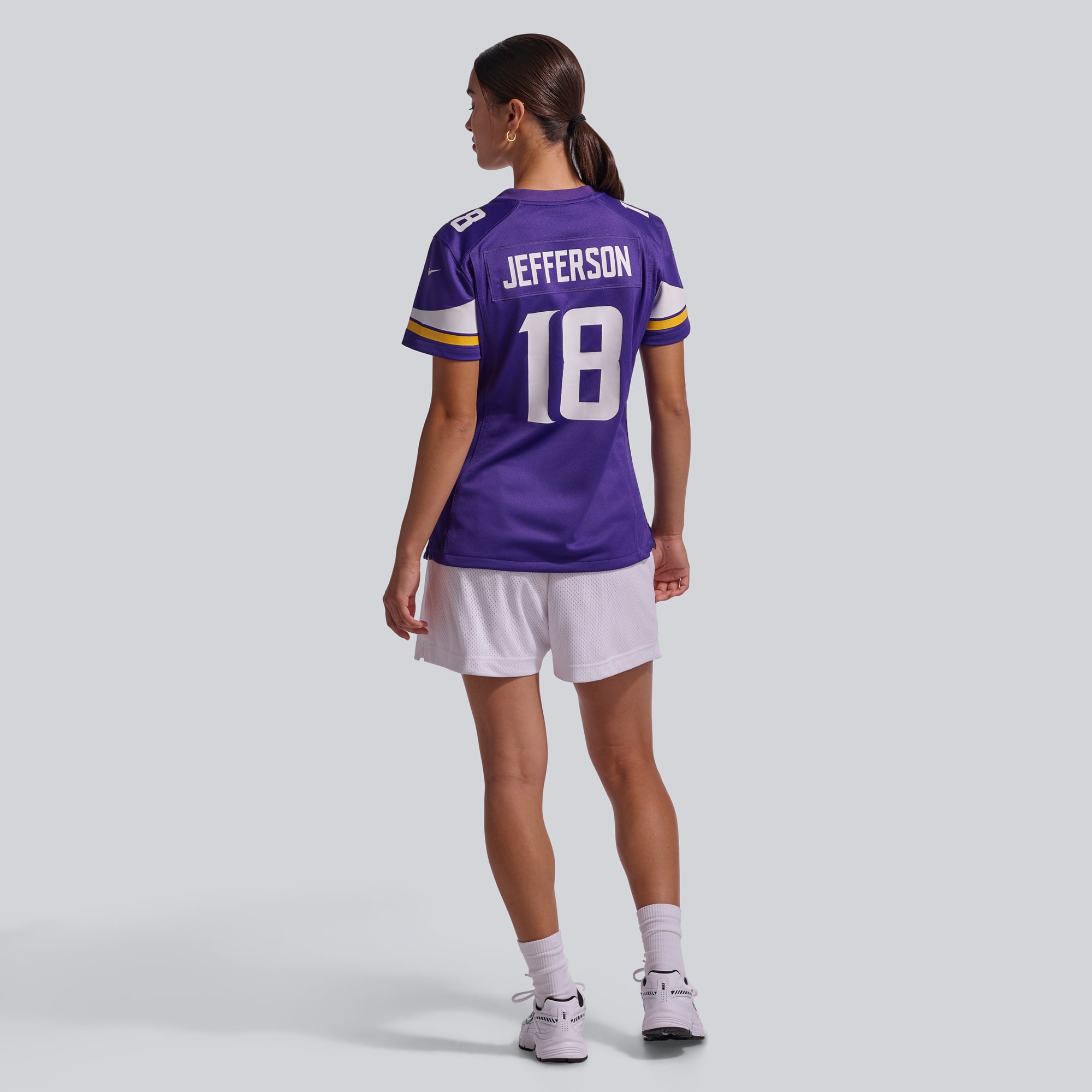 Maillot de match Nike Justin Jefferson violet Minnesota Vikings pour femme