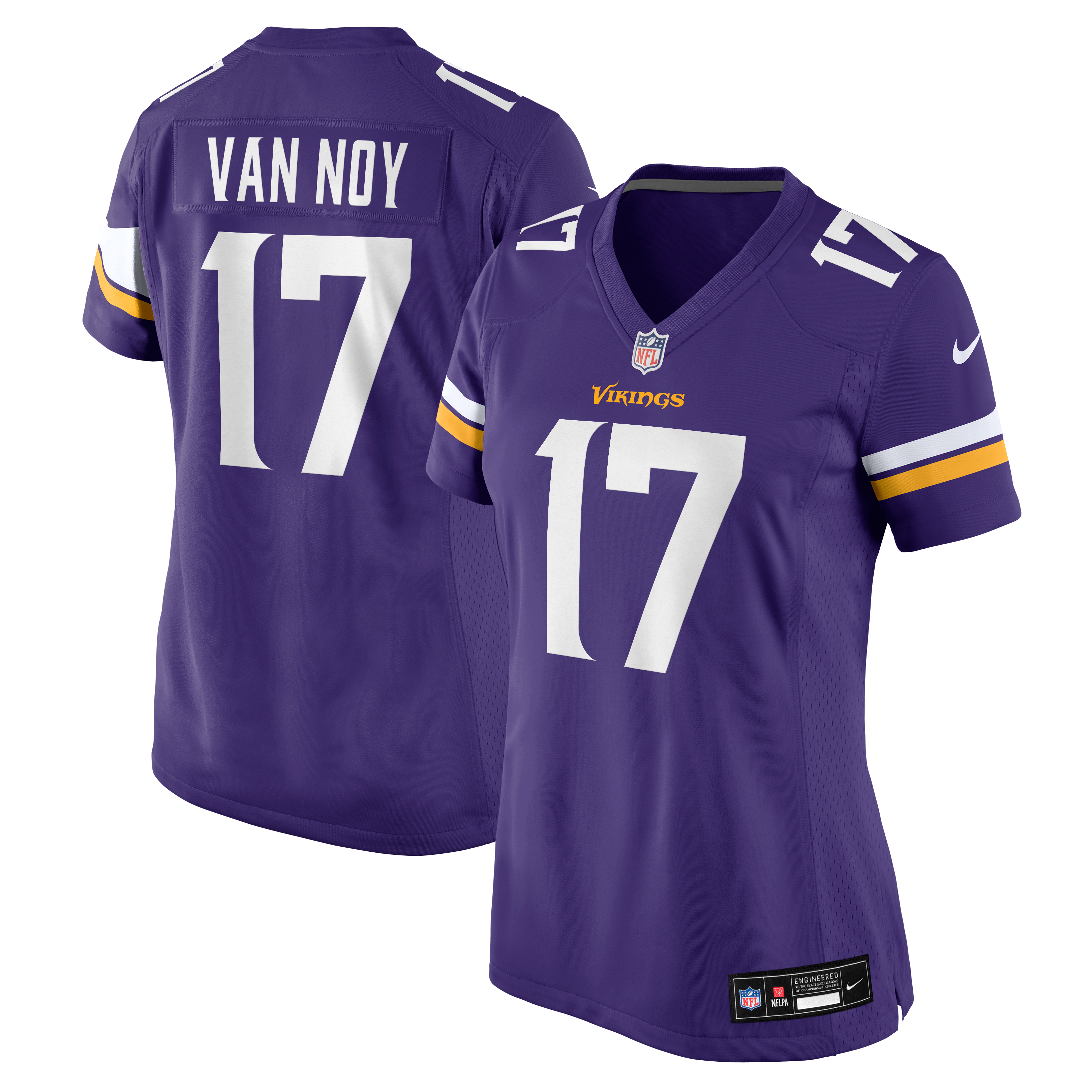 Women's Nike Kyle Van Noy Purple Minnesota Vikings Team Game Jersey
