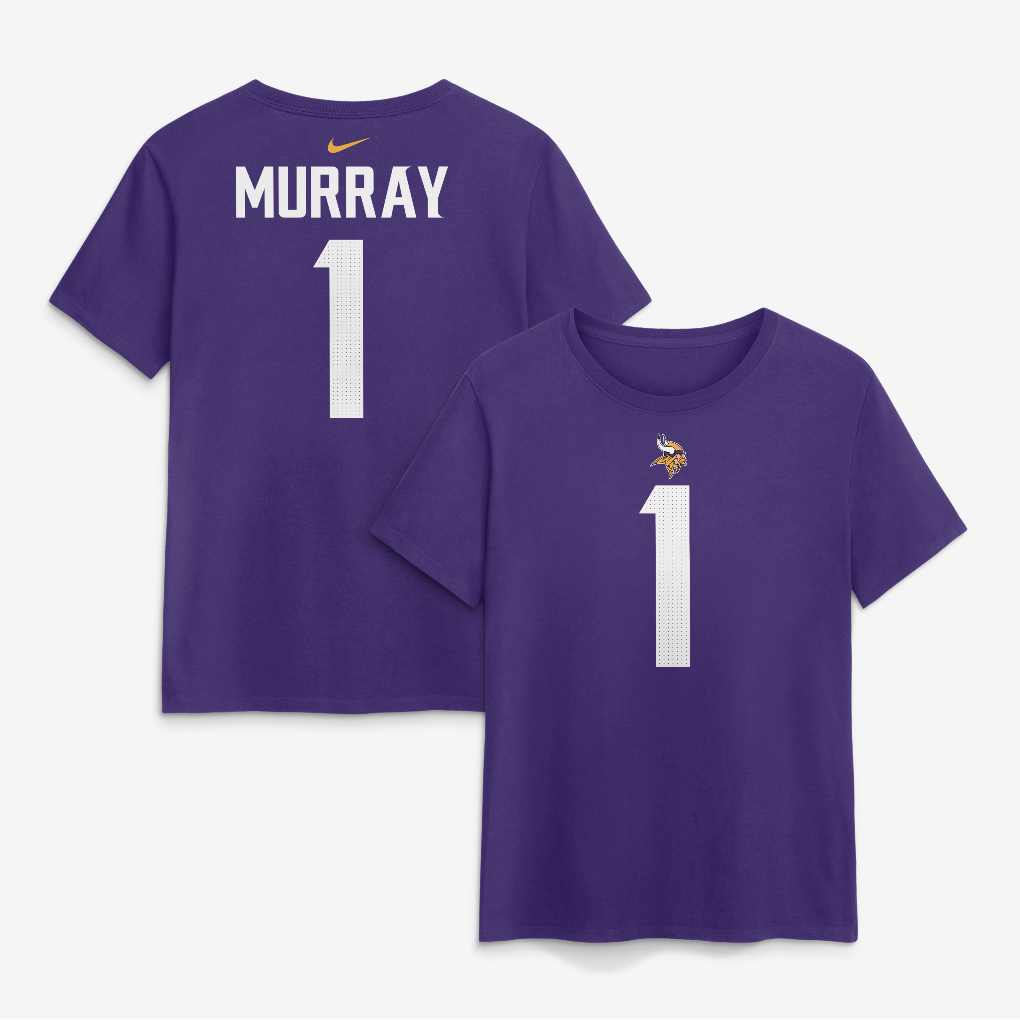T-shirt Nike Kyler Murray violet Minnesota Vikings pour femme, avec nom et numéro