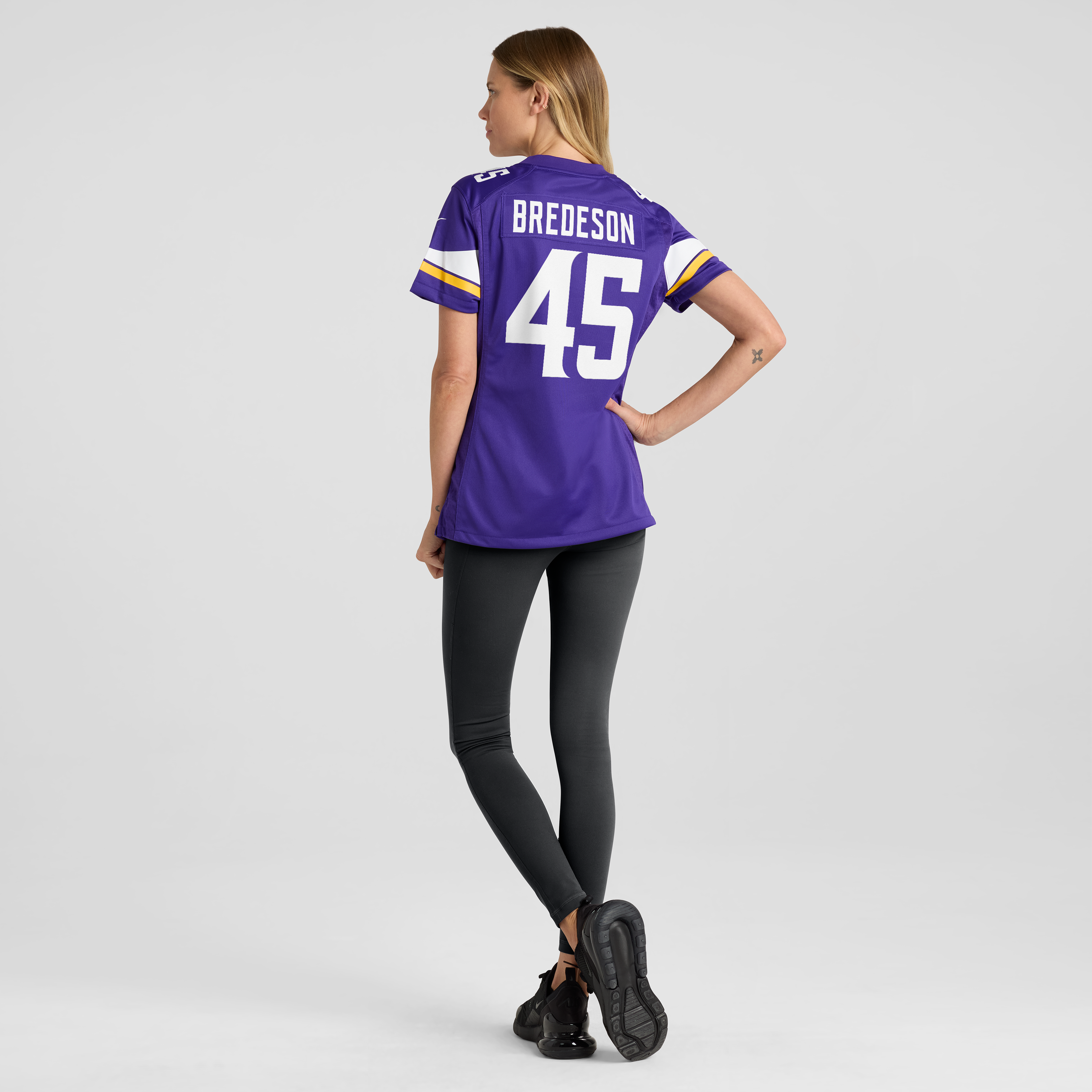 Women's Nike Max Bredeson Purple Minnesota Vikings Team Game Jersey
