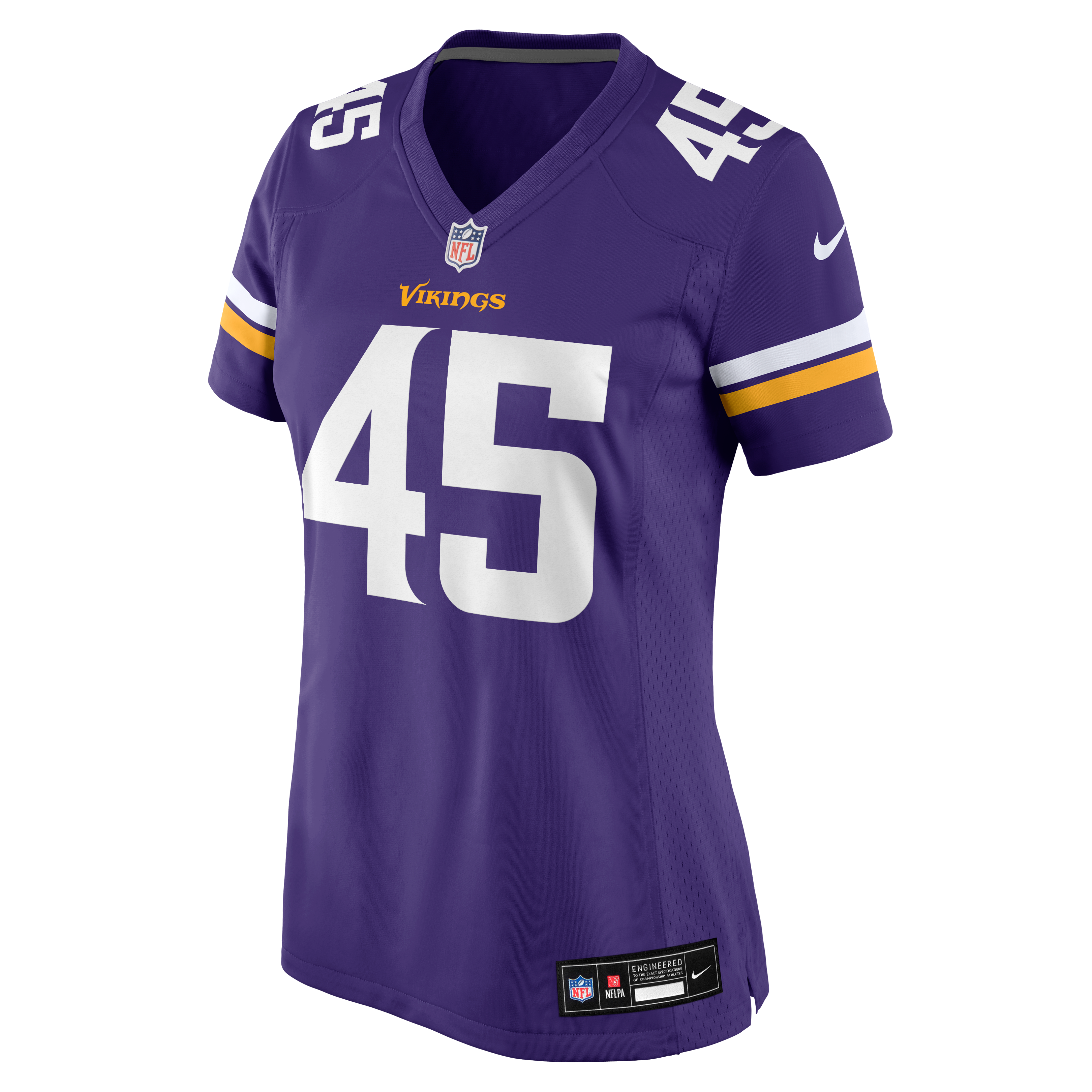 Women's Nike Max Bredeson Purple Minnesota Vikings Team Game Jersey