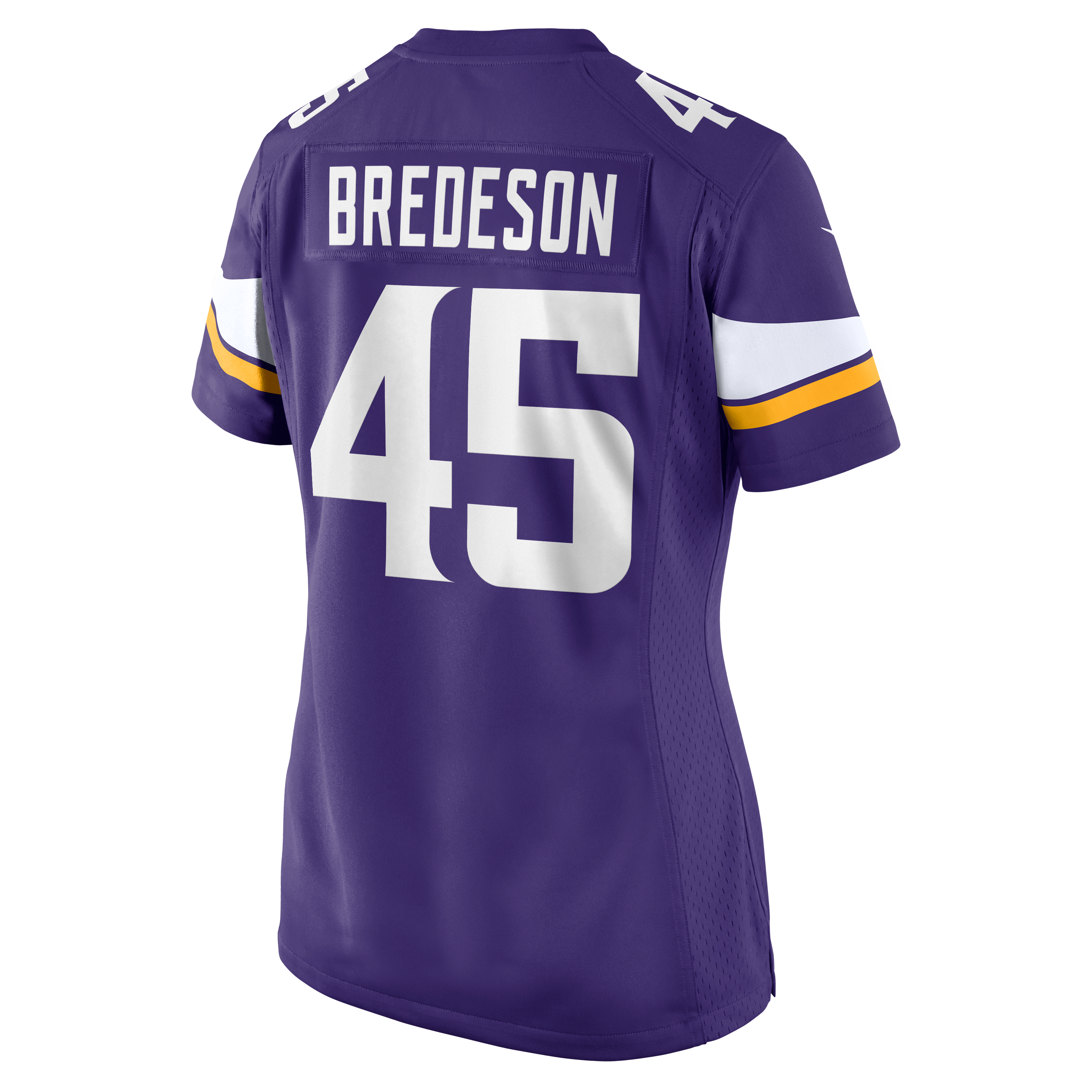 Women's Nike Max Bredeson Purple Minnesota Vikings Team Game Jersey