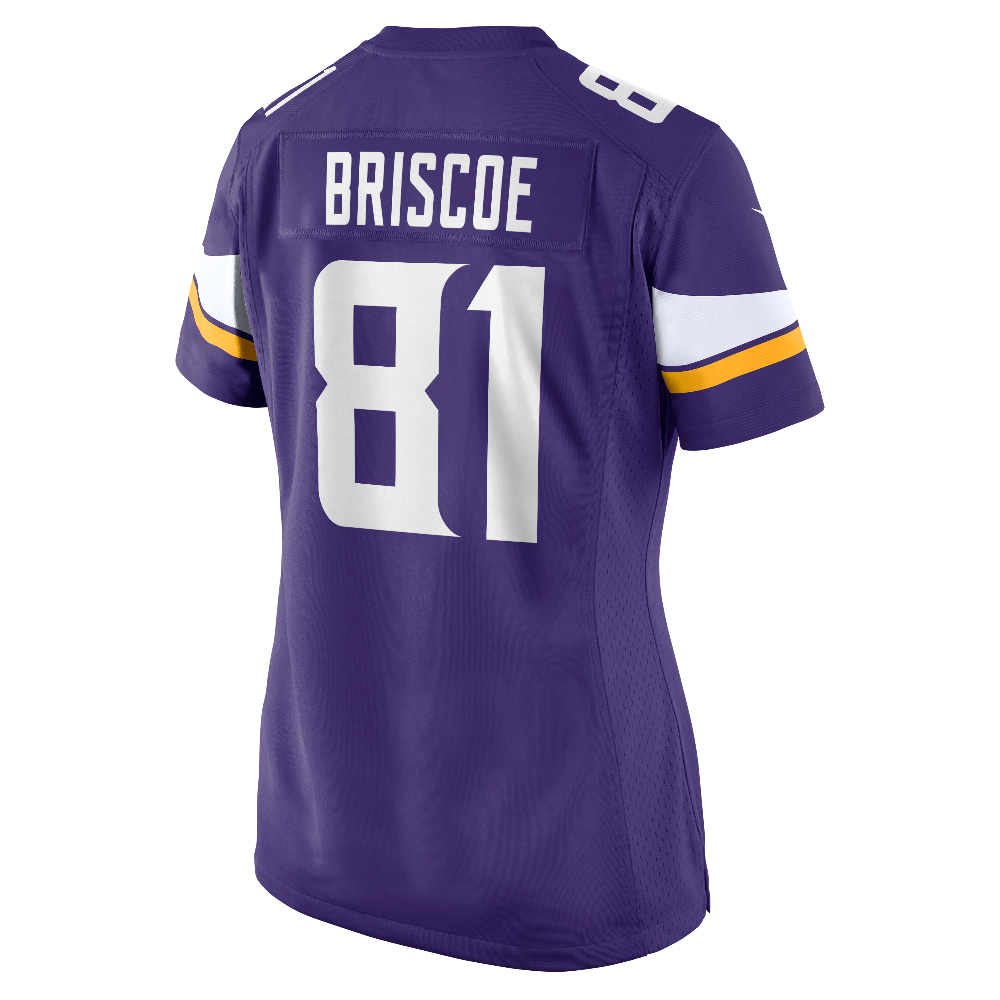 Women's Nike Michael Briscoe Purple Minnesota Vikings Team Game Jersey