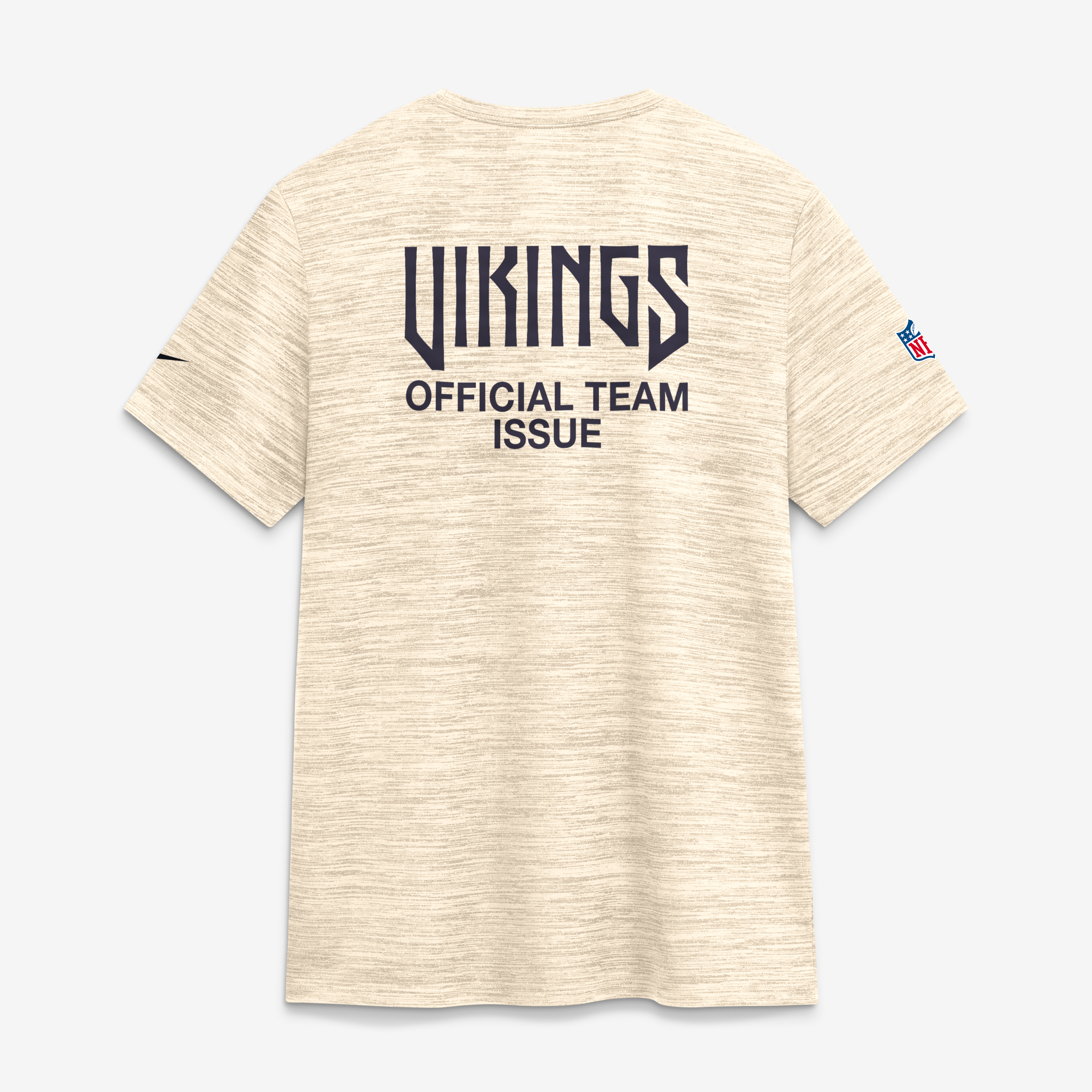 Women's Nike  Natural Minnesota Vikings 2026 Rivalries Collection Sideline Velocity Dri-FIT T-Shirt