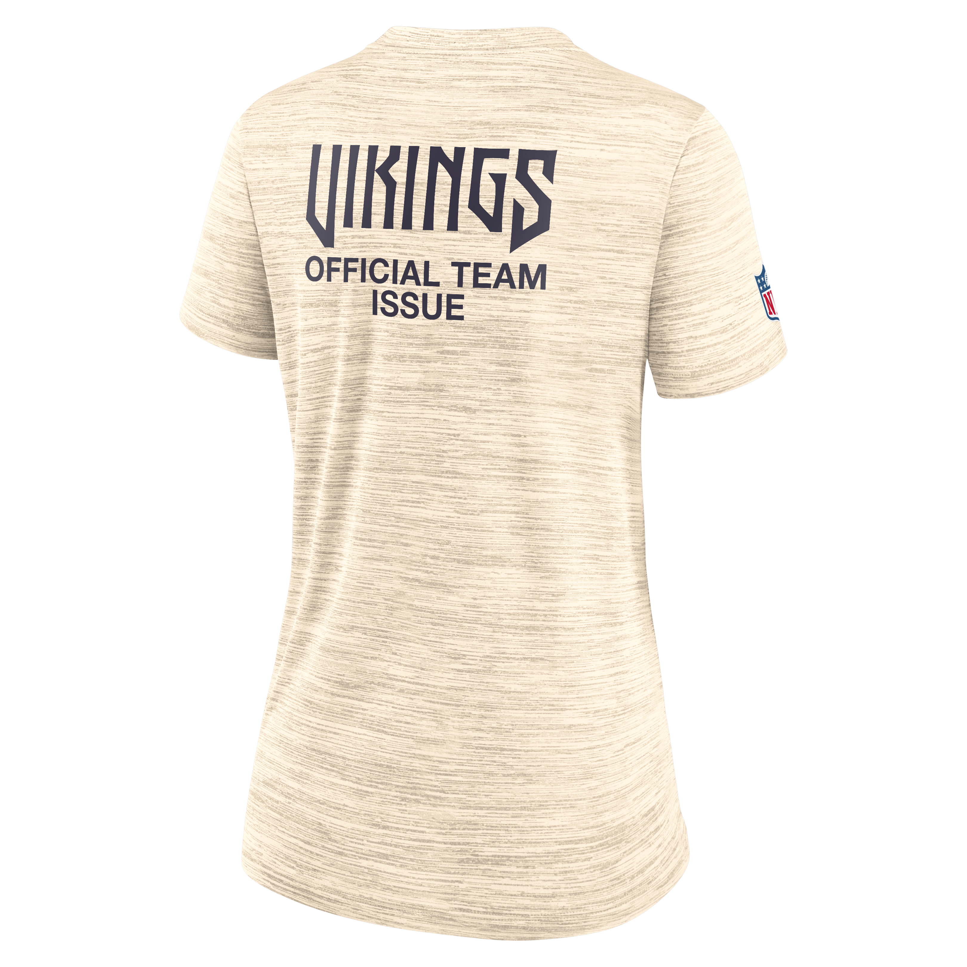 Women's Nike  Natural Minnesota Vikings 2026 Rivalries Collection Sideline Velocity Dri-FIT T-Shirt