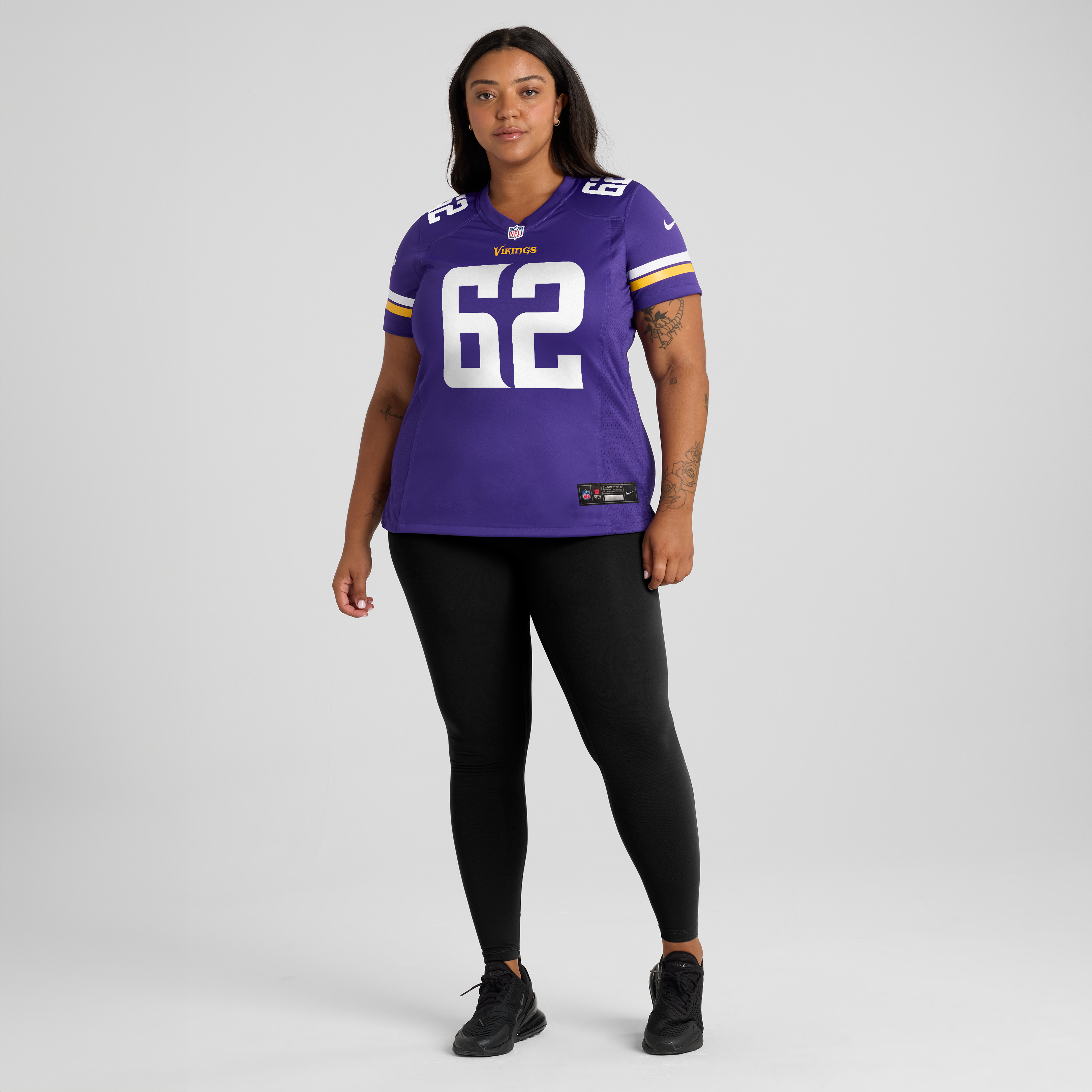 Women's Nike Nick Samac Purple Minnesota Vikings Team Game Jersey