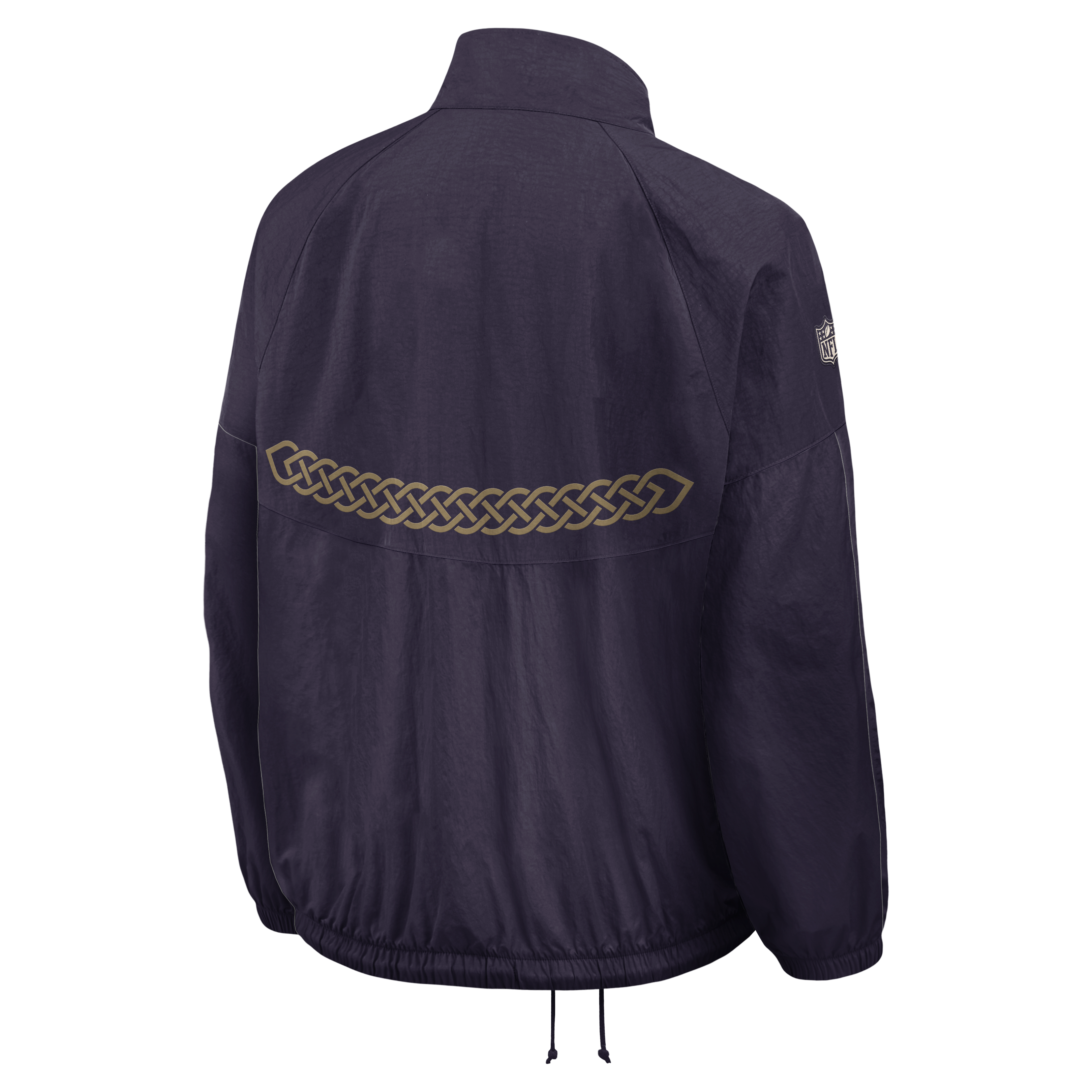 Veste zippée oversize Nike pour femme, collection Minnesota Vikings 2026 Rivalries, violette