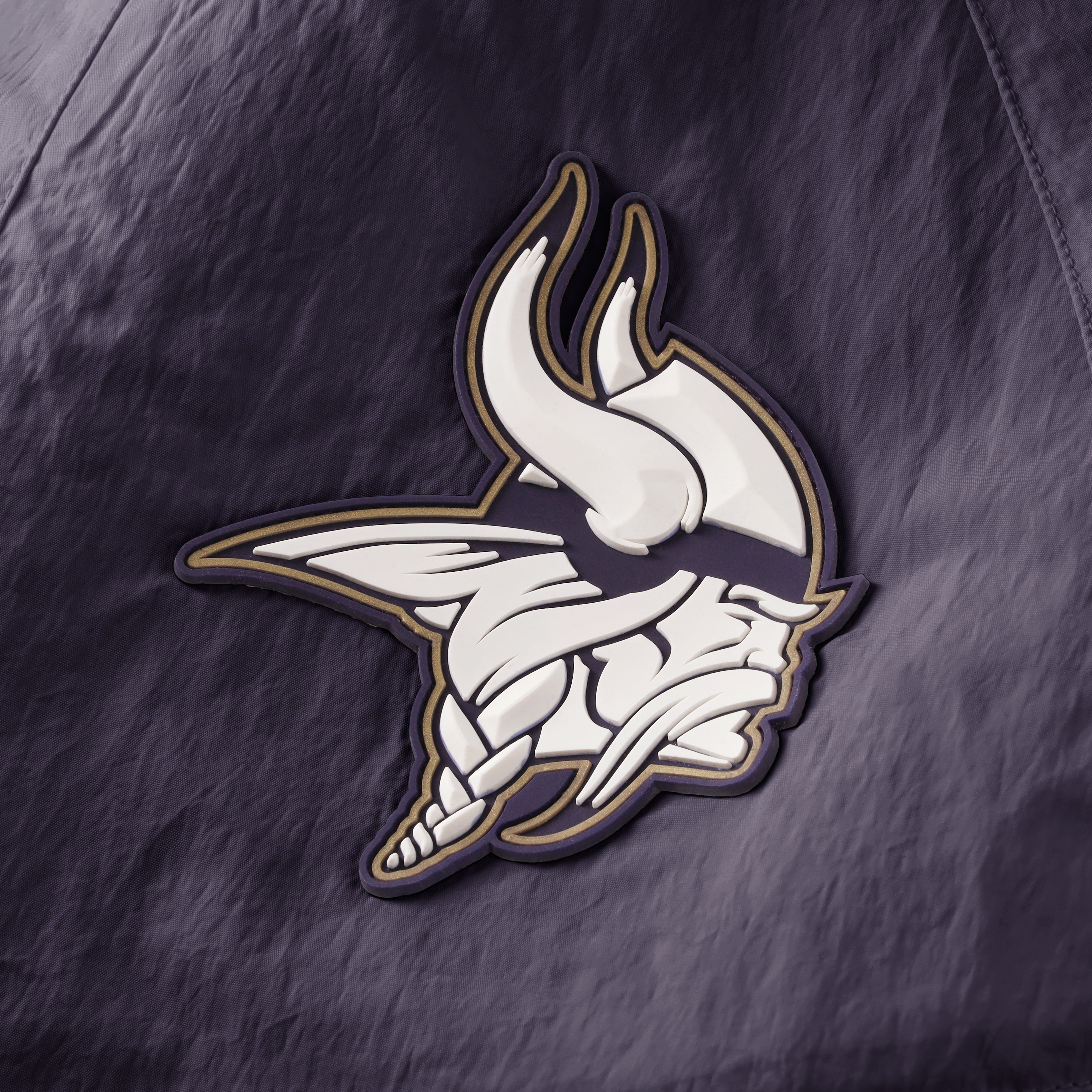 Veste zippée oversize Nike pour femme, collection Minnesota Vikings 2026 Rivalries, violette