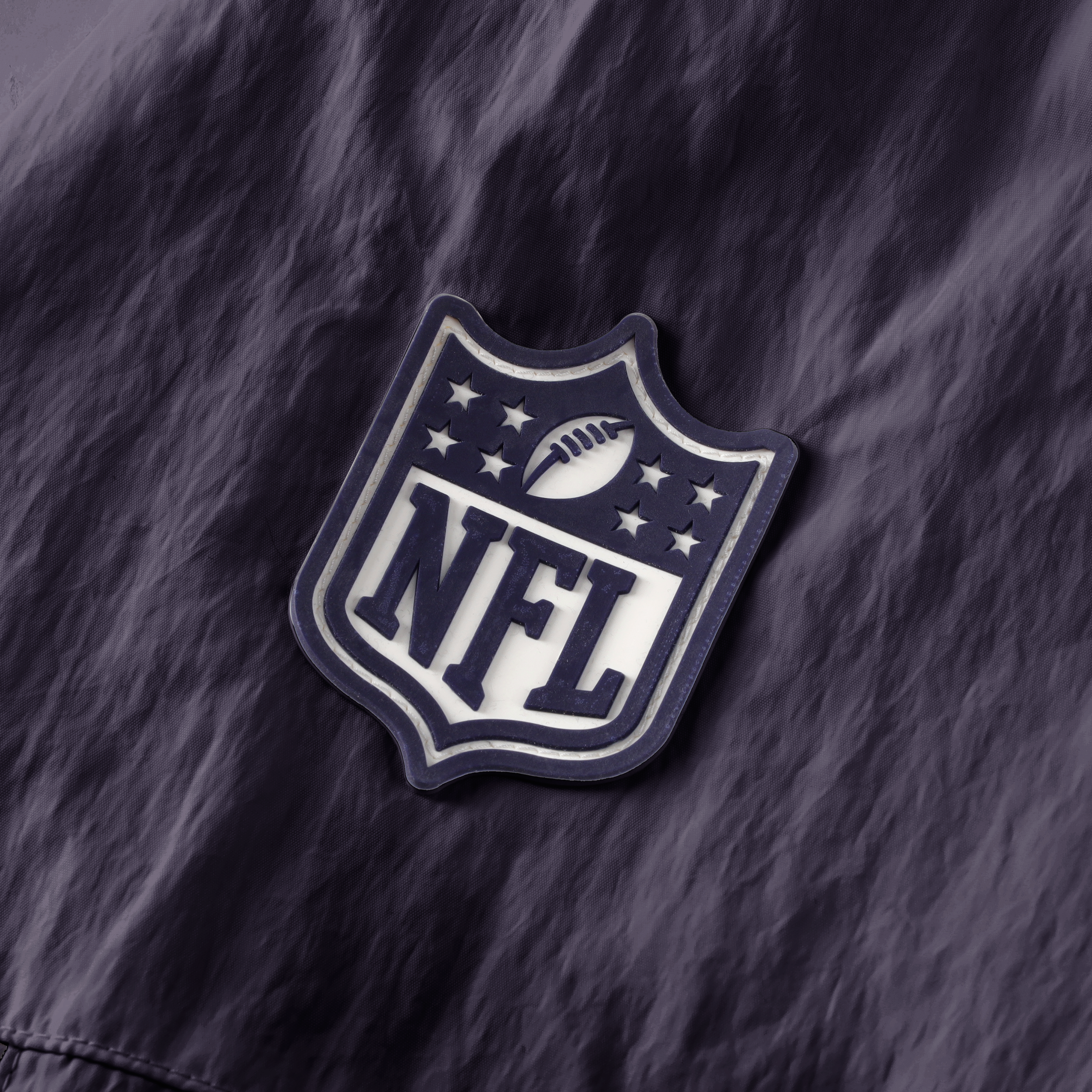 Veste zippée oversize Nike pour femme, collection Minnesota Vikings 2026 Rivalries, violette